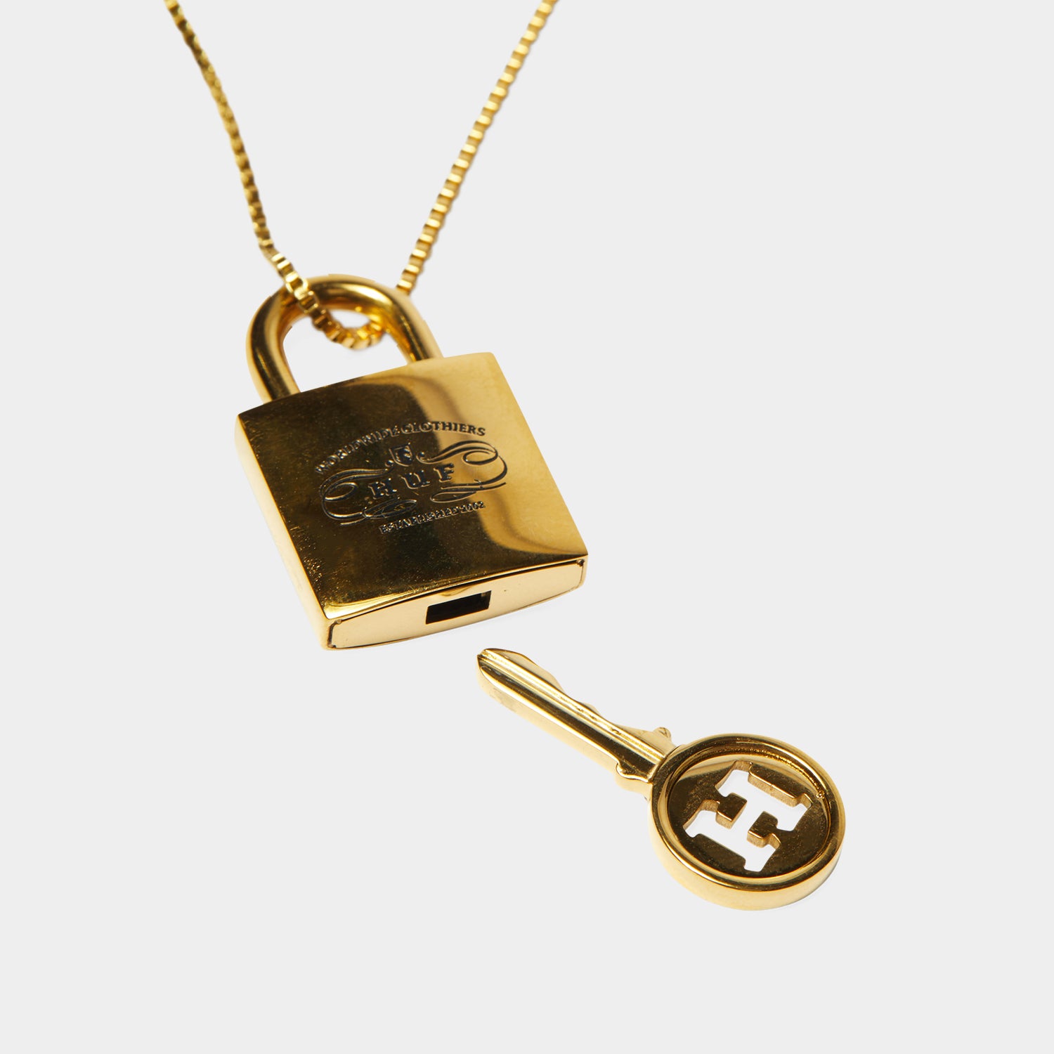 HUF (ハフ) Worldwide JP /JEWELRY(ジュエリー)/ LOCK & KEY PENDANT商品 / GOLD