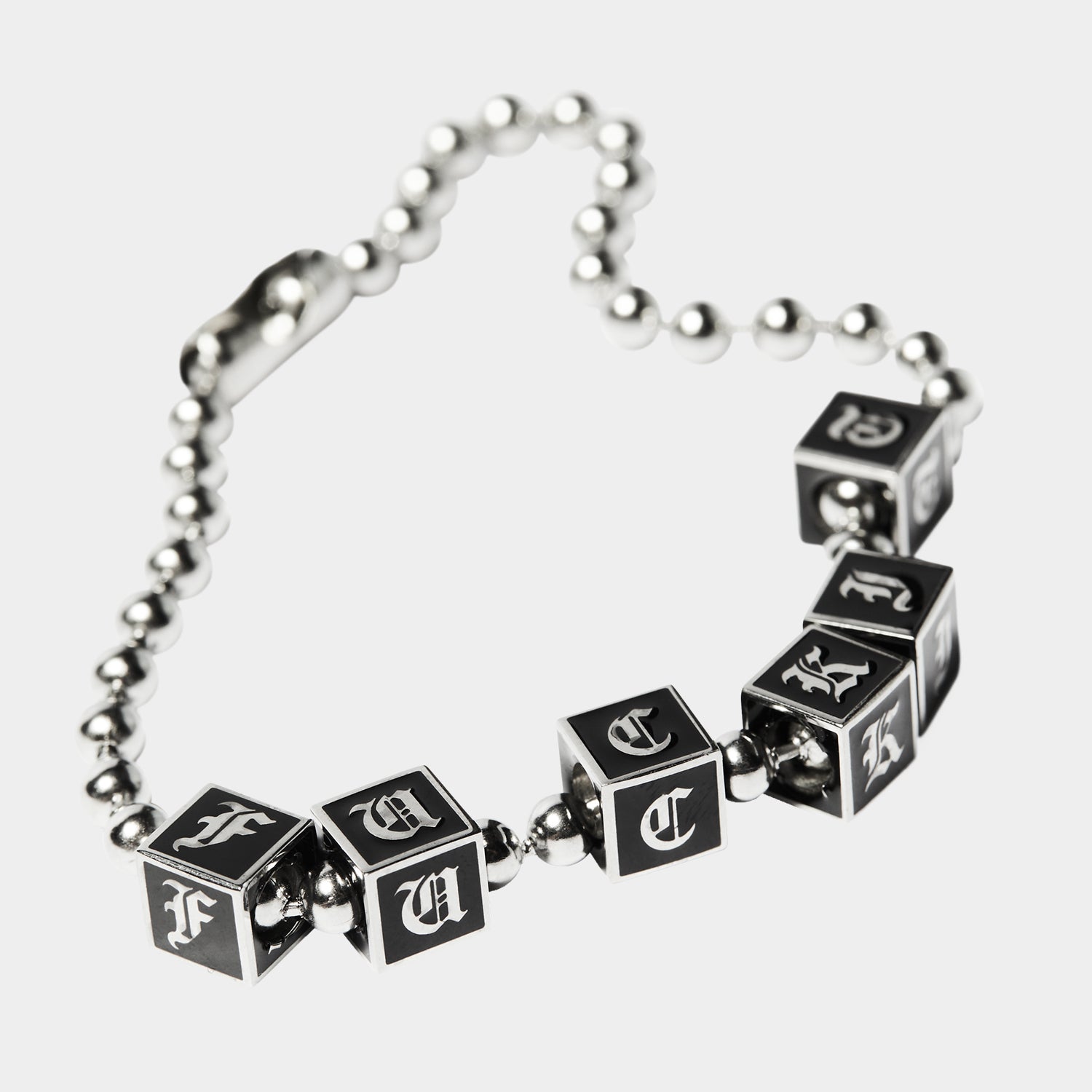 HUF (ハフ) Worldwide JP /JEWELRY(ジュエリー)/ BLOCKS BRACELET商品 / SILVER