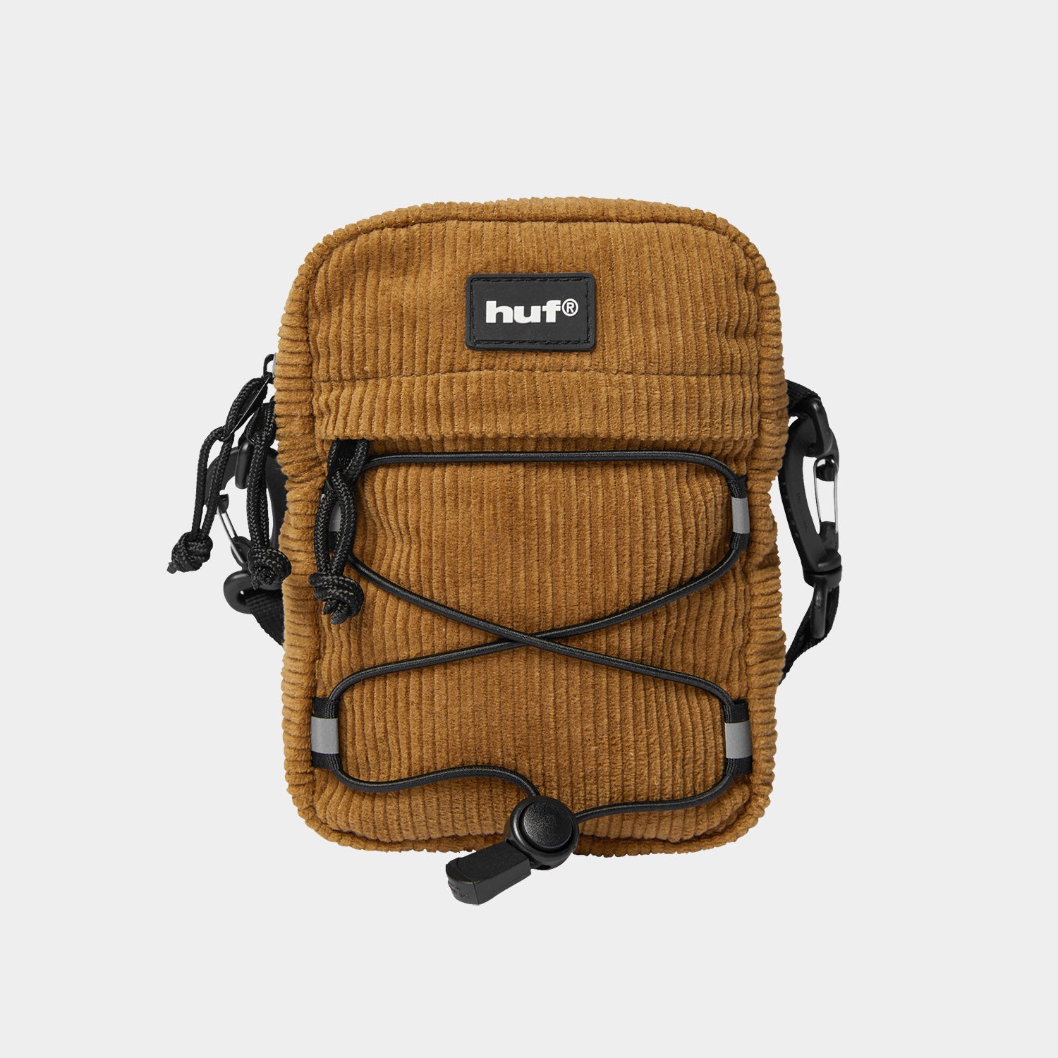 HUF (ハフ) Worldwide JP /BAGS(バッグ)/ CORDUROY BOWERY SIDE BAG商品 / DARK BERRY
