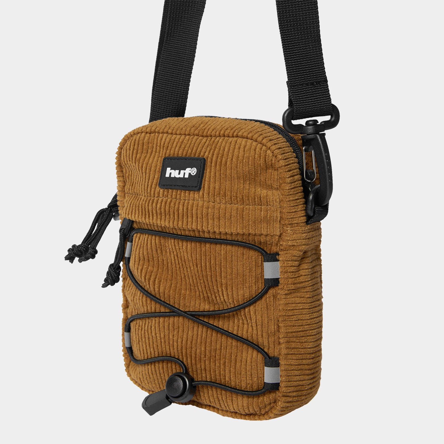 HUF (ハフ) Worldwide JP /BAGS(バッグ)/ CORDUROY BOWERY SIDE BAG商品 / DARK BERRY