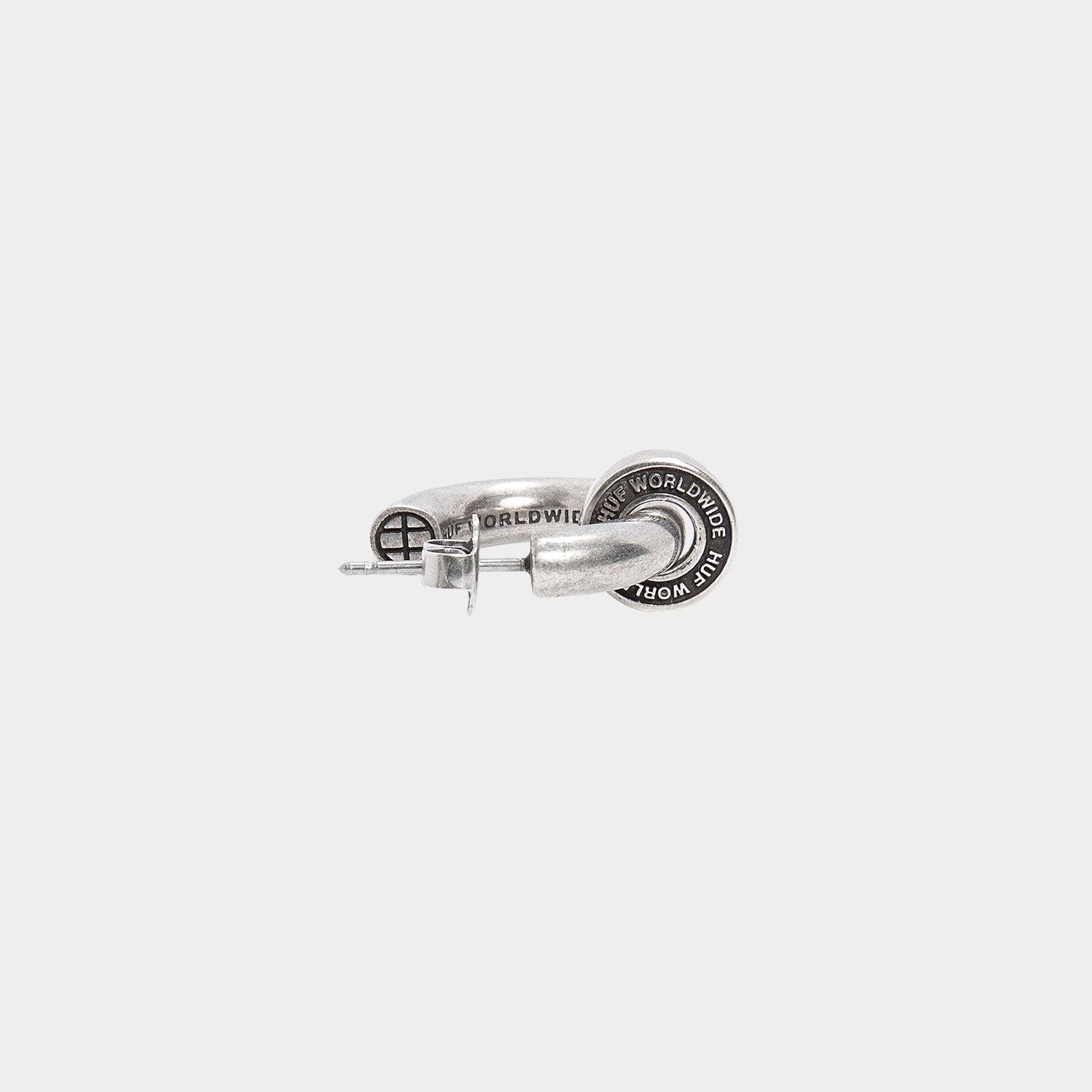 HUF (ハフ) Worldwide JP /JEWELRY(ジュエリー)/ BUTTON UP HOOP PIERCE商品 / SILVER