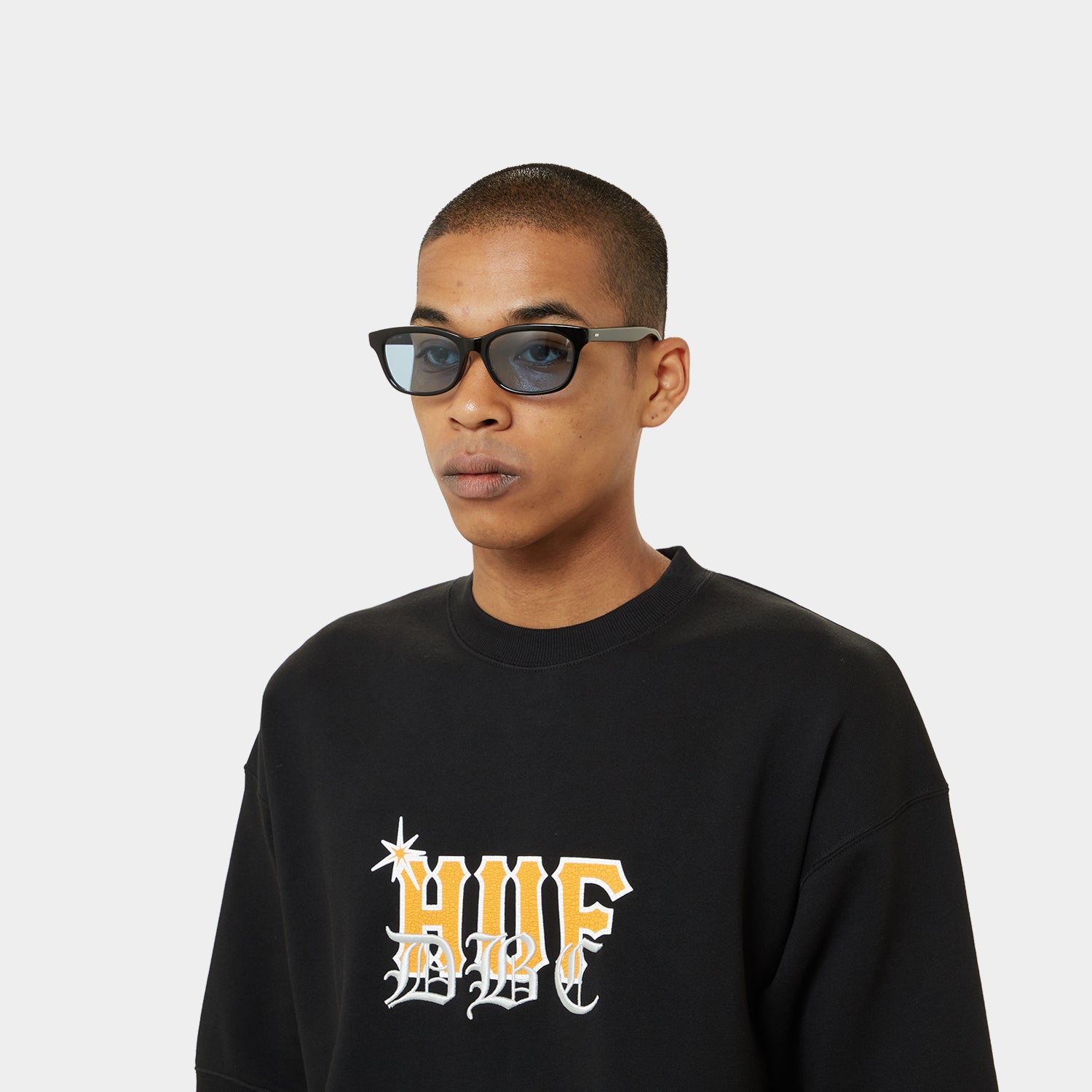 HUF (ハフ) Worldwide JP /()/ HUF EYEWEAR WHARF商品 / BLACK/BLUE