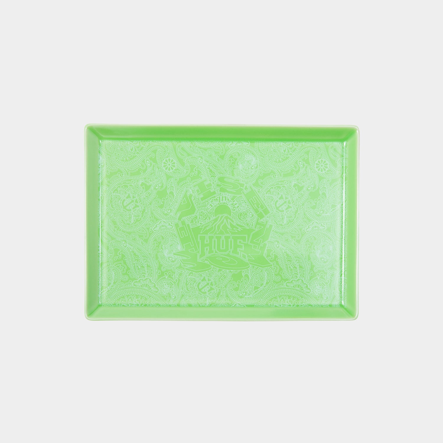 HUF (ハフ) Worldwide JP /OTHERS(その他アクセサリー)/ HUF X EVISEN HUFUJI PAISLEY PLATE商品 / GREEN