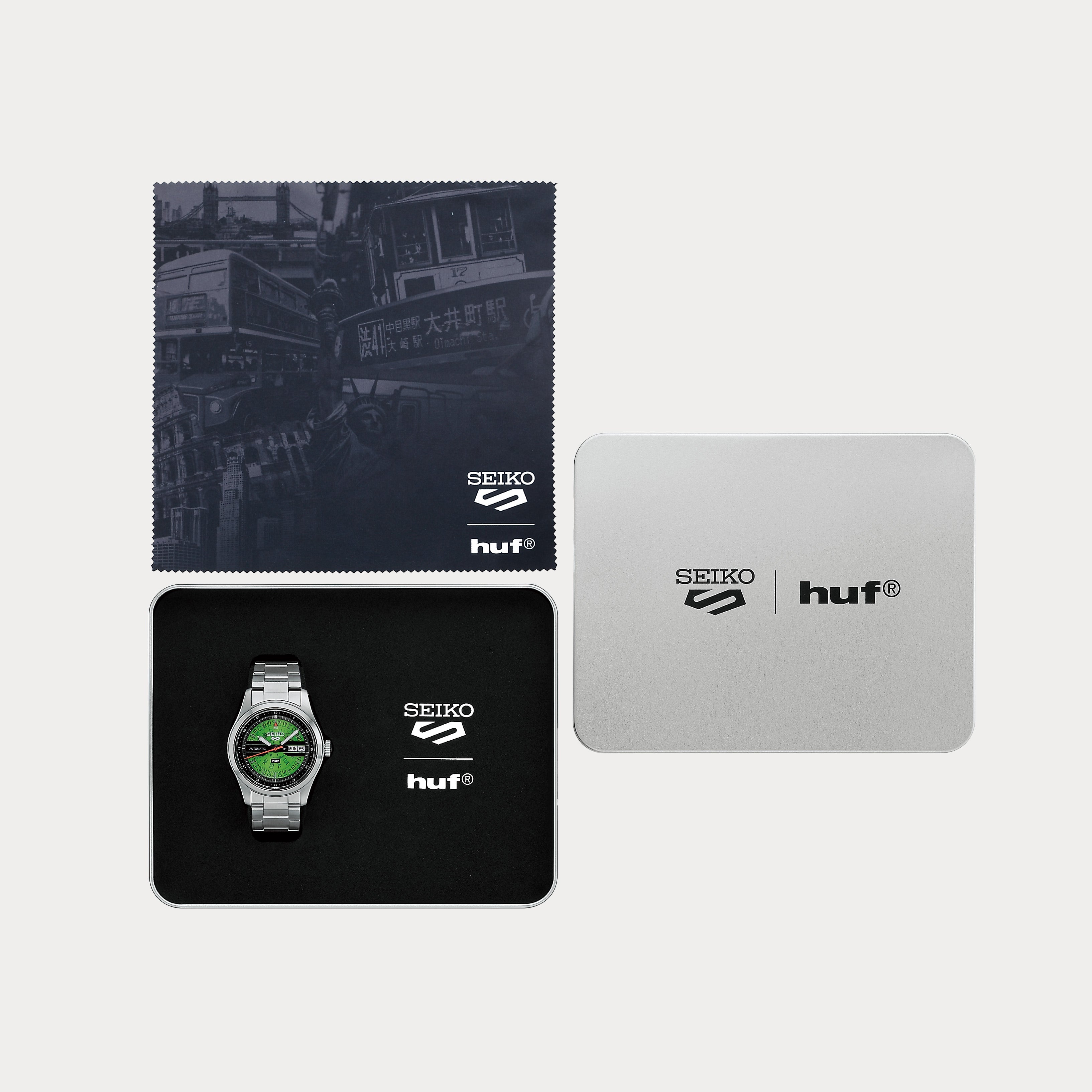 HUF (ハフ) Worldwide JP /OTHERS(その他アクセサリー)/ Seiko 5 Sports HUF Limited Edition商品 / HUF GREEN