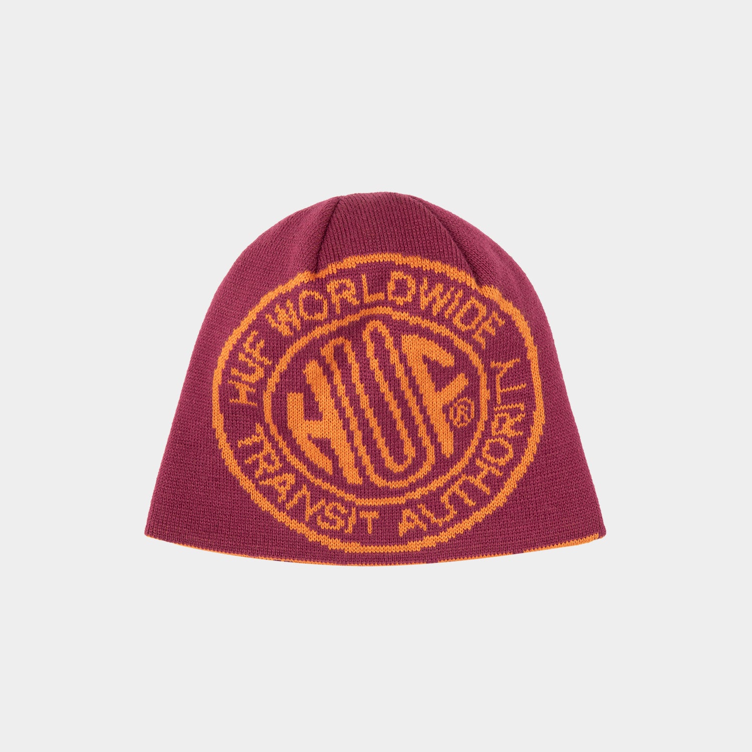 HUF (ハフ) Worldwide JP /HATS & BEANIES(ハット&ビーニー)/ TOKEN REVERSIBLE SKULL BEANIE商品 / BLACK
