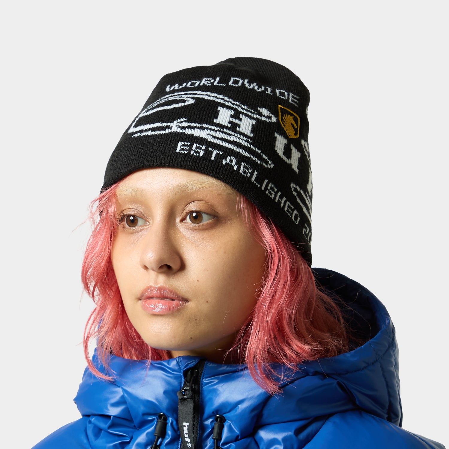 HUF (ハフ) Worldwide JP /HATS & BEANIES(ハット&ビーニー)/ WORLDWIDE CLOTHIERS BEANIE商品 / NATURAL