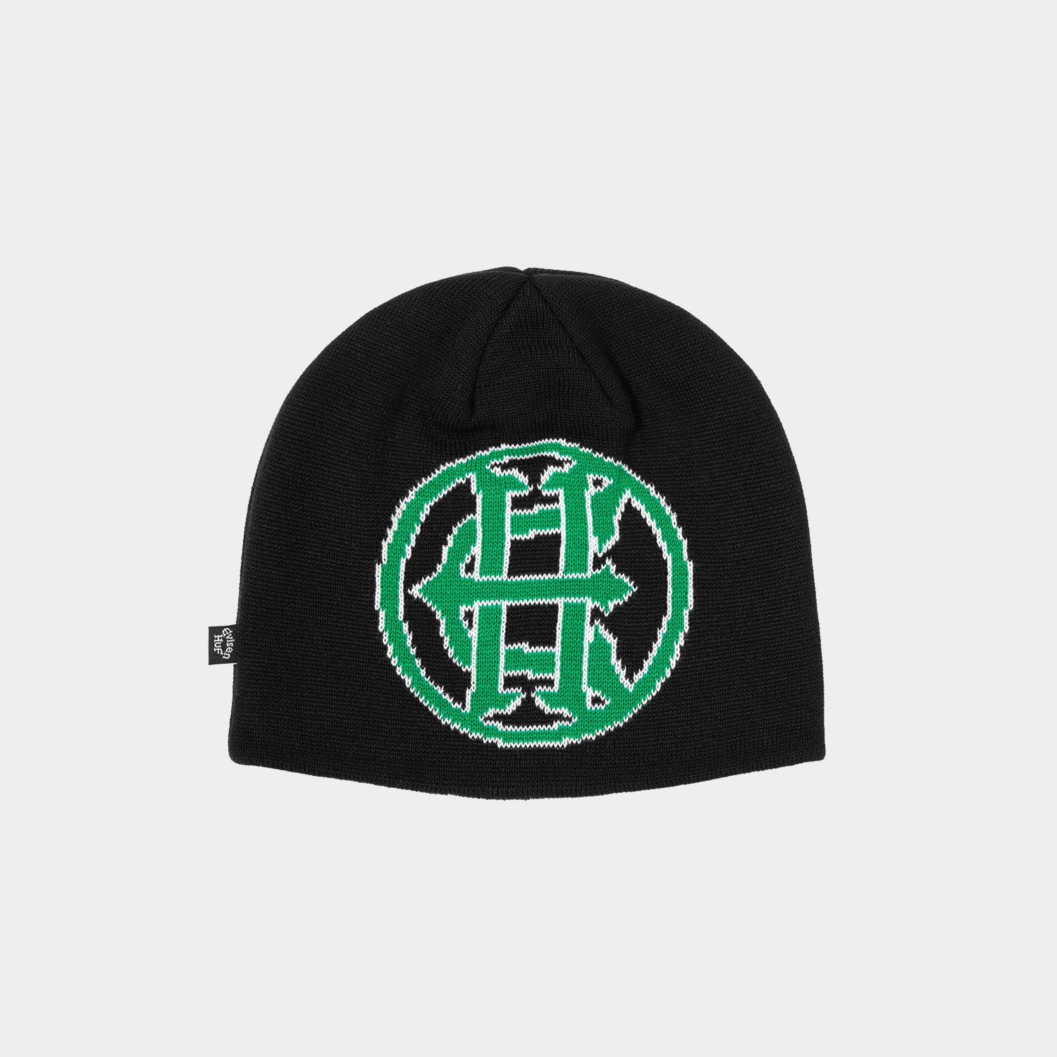 HUF (ハフ) Worldwide JP /HATS & BEANIES(ハット&ビーニー)/ HUF X EVISEN CROSS LOGO BEANIE商品 / BLACK