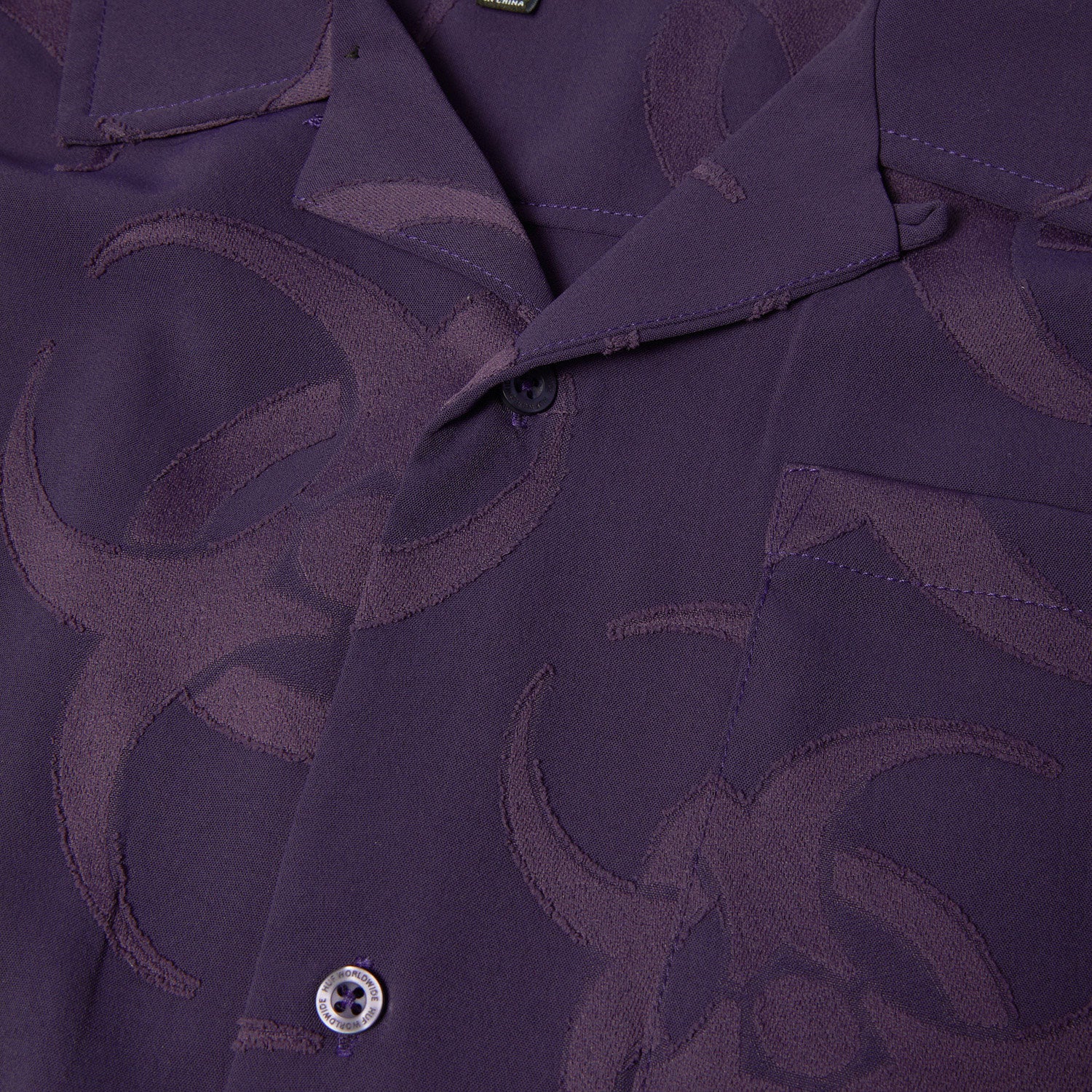 HUF (ハフ) Worldwide JP /TOPS & SHIRTS(トップス&シャツ)/ SECTOR JACQUARD SHIRT商品 / DARK BERRY