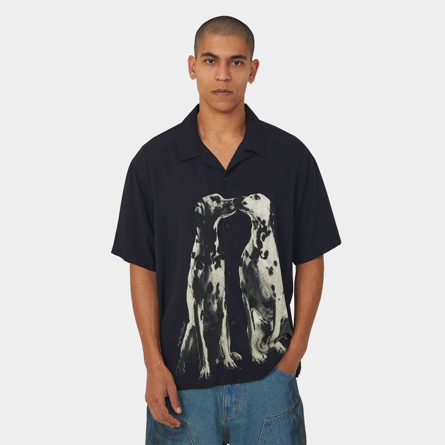 HUF (ハフ) Worldwide JP /TOPS & SHIRTS(トップス&シャツ)/ DOGGED RESORT SHIRT商品 / BLACK