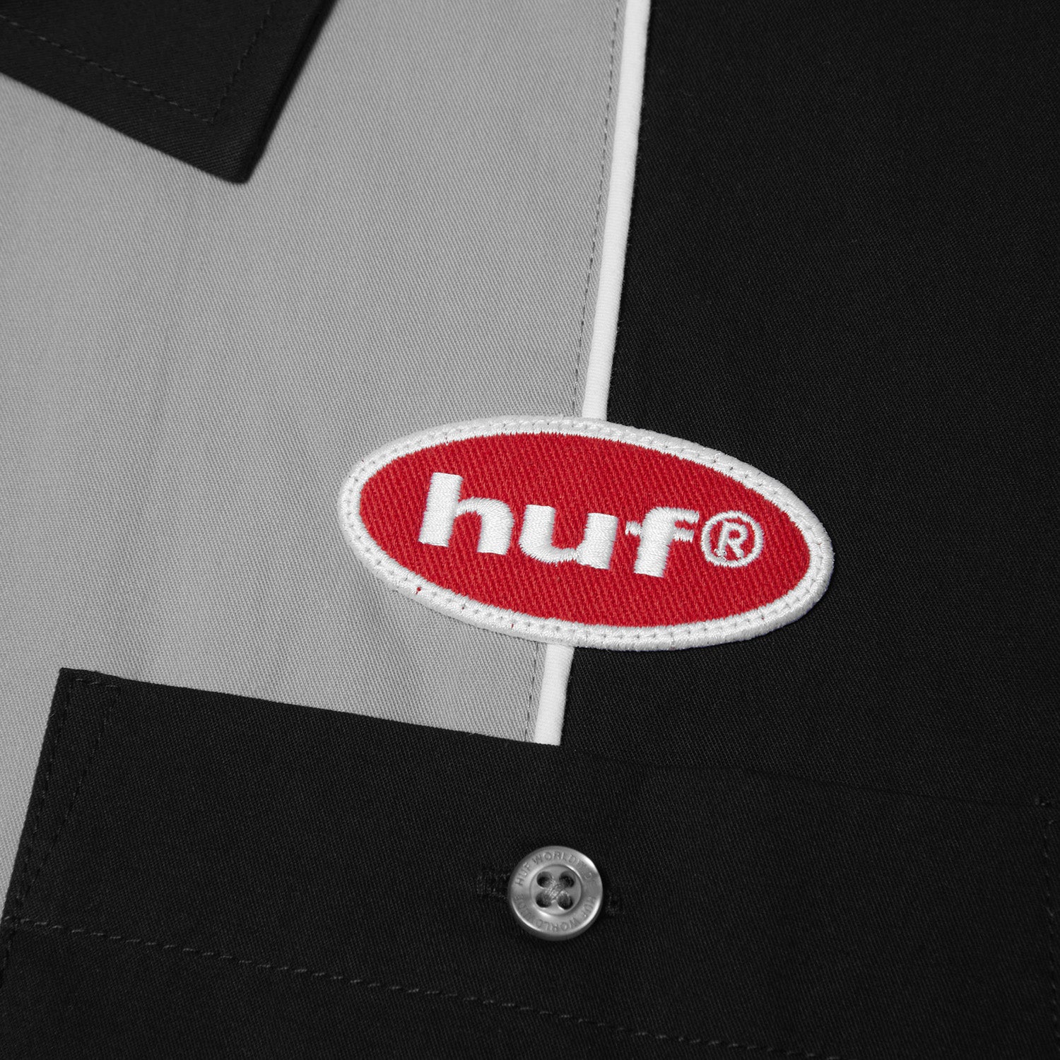 HUF (ハフ) Worldwide JP /TOPS & SHIRTS(トップス&シャツ)/ URETHANE WORK SHIRT商品 / BLACK