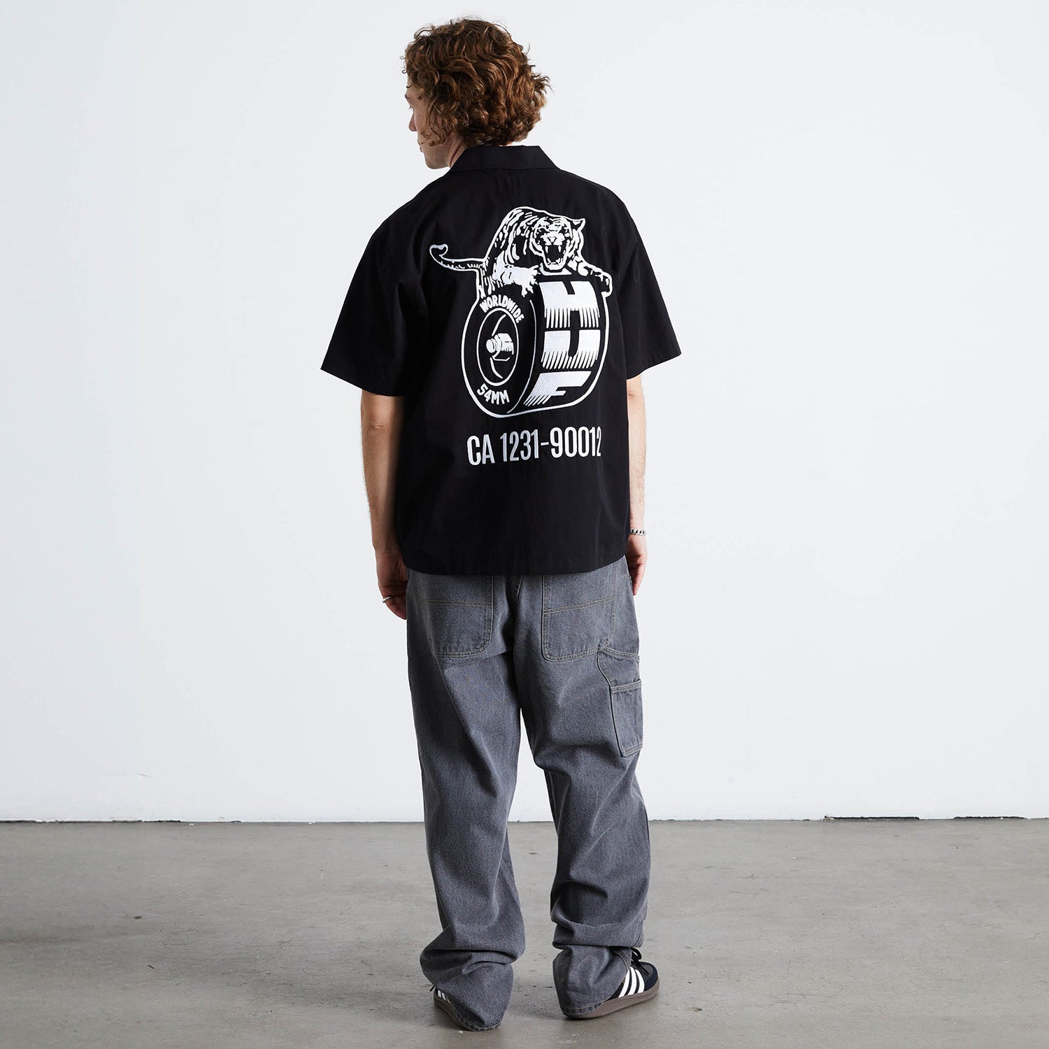 HUF (ハフ) Worldwide JP /TOPS & SHIRTS(トップス&シャツ)/ URETHANE WORK SHIRT商品 / BLACK