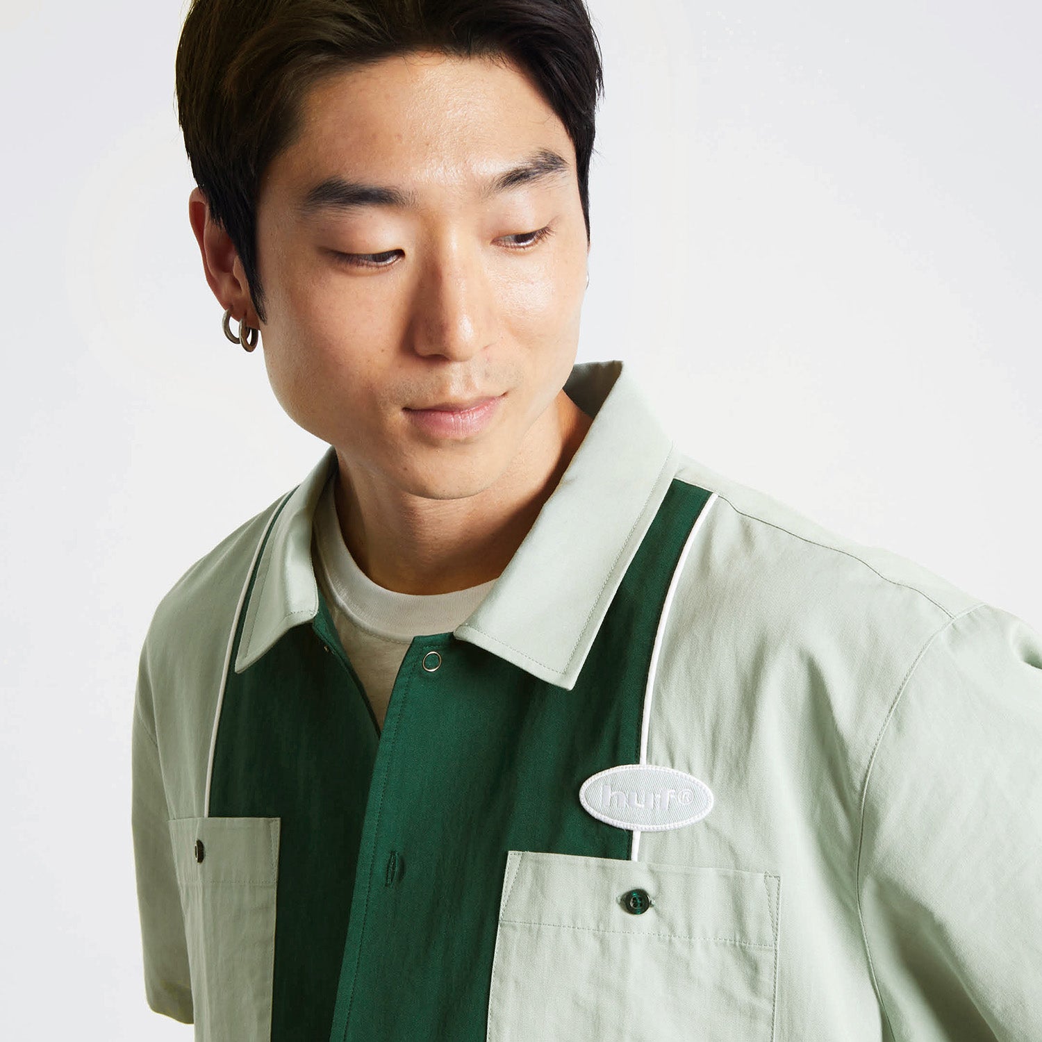 HUF (ハフ) Worldwide JP /TOPS & SHIRTS(トップス&シャツ)/ URETHANE WORK SHIRT商品 / BLACK