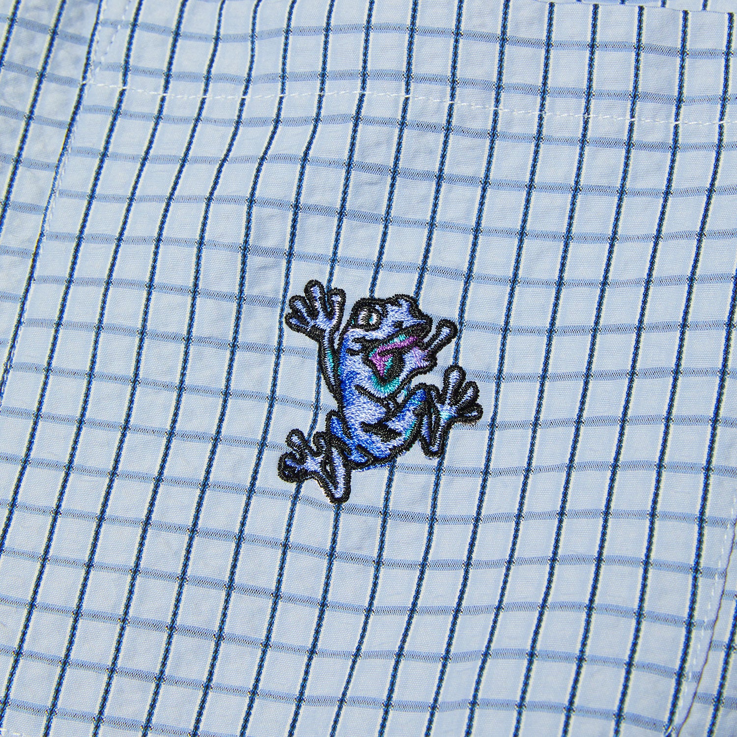 HUF (ハフ) Worldwide JP /T-SHIRTS(Tシャツ)/ STUCK ON YOU PLAID SHIRT商品 / ICE BLUE