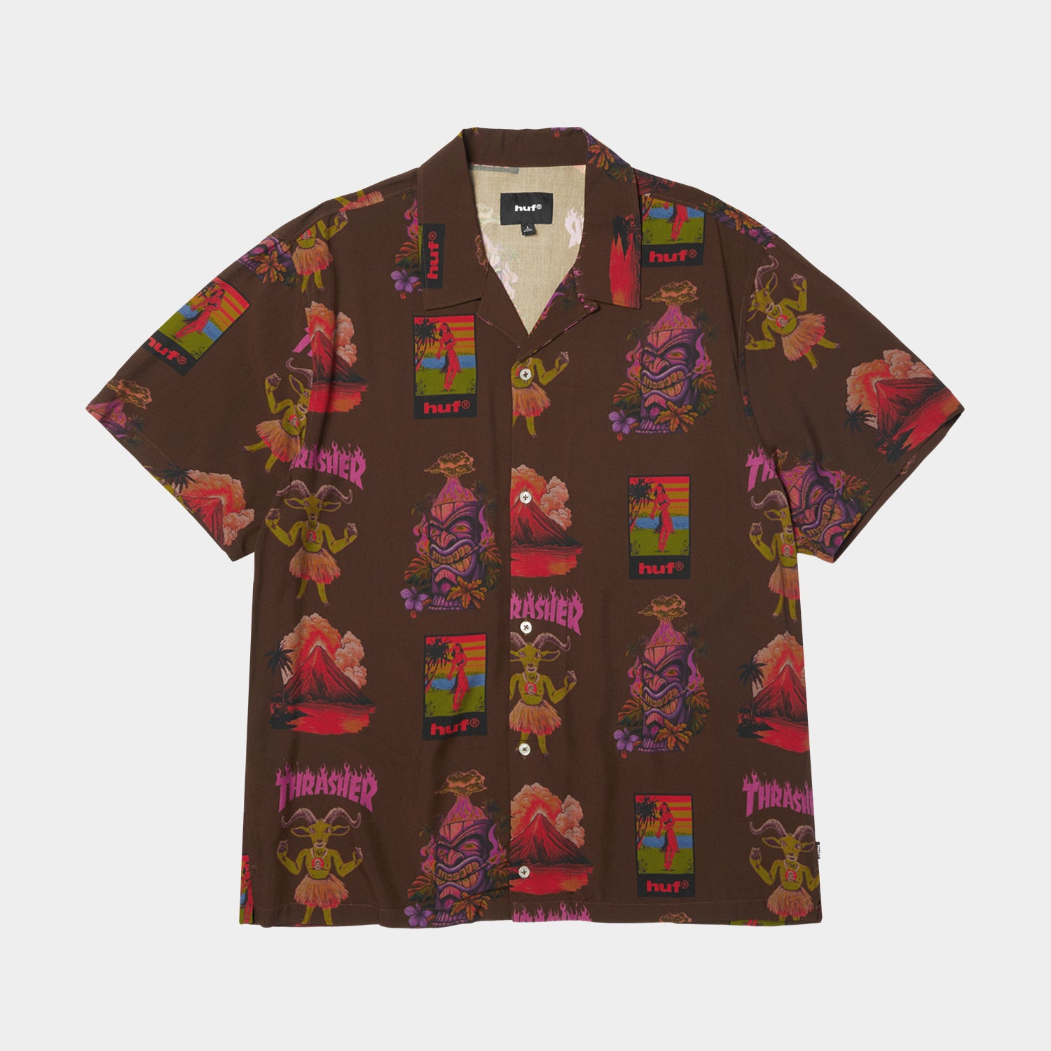 HUF (ハフ) Worldwide JP /TOPS & SHIRTS(トップス&シャツ)/ HUF X THRASHER HAWAIIAN SHIRT商品 / MULTI