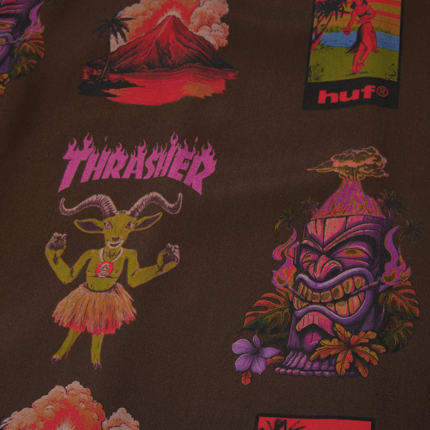 HUF (ハフ) Worldwide JP /TOPS & SHIRTS(トップス&シャツ)/ HUF X THRASHER HAWAIIAN SHIRT商品 / MULTI