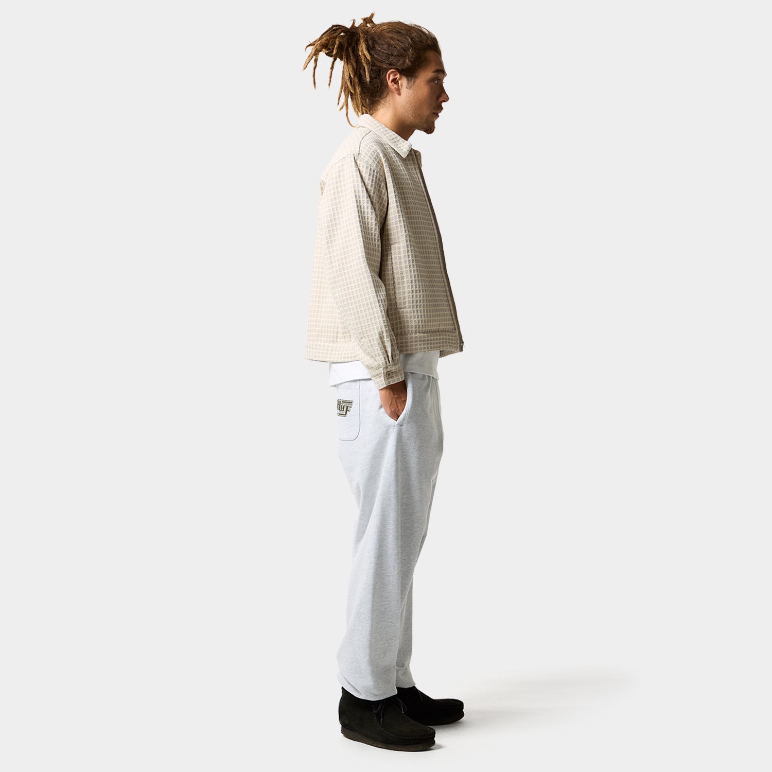 HUF (ハフ) Worldwide JP /TOPS & SHIRTS(トップス&シャツ)/ WAFFLE WEAVING ZIP LS SHIRT商品 / DESERT