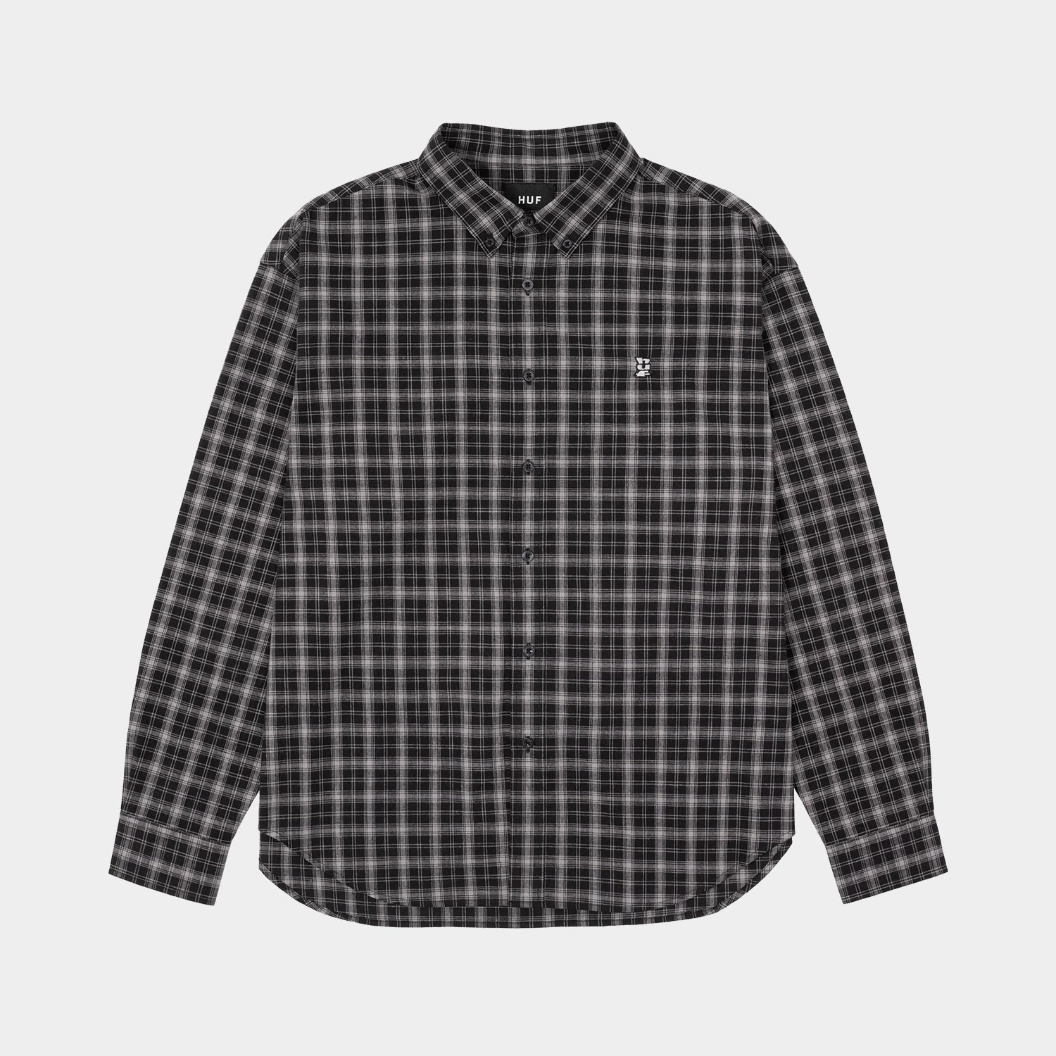 HUF (ハフ) Worldwide JP /TOPS & SHIRTS(トップス&シャツ)/ MEGABLAST PLAID LS SHIRT商品 / BLACK