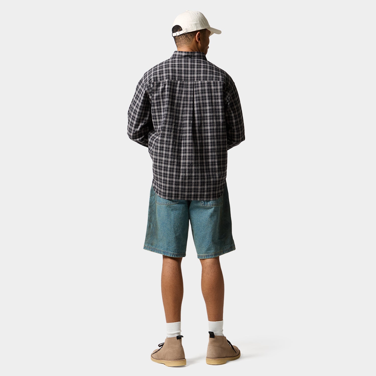 HUF (ハフ) Worldwide JP /TOPS & SHIRTS(トップス&シャツ)/ MEGABLAST PLAID LS SHIRT商品 / BLACK