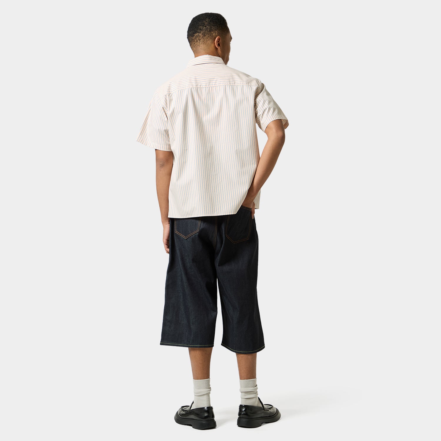 HUF (ハフ) Worldwide JP /TOPS & SHIRTS(トップス&シャツ)/ MEGABLAST STRIPE SHIRT商品 / LT BLUE