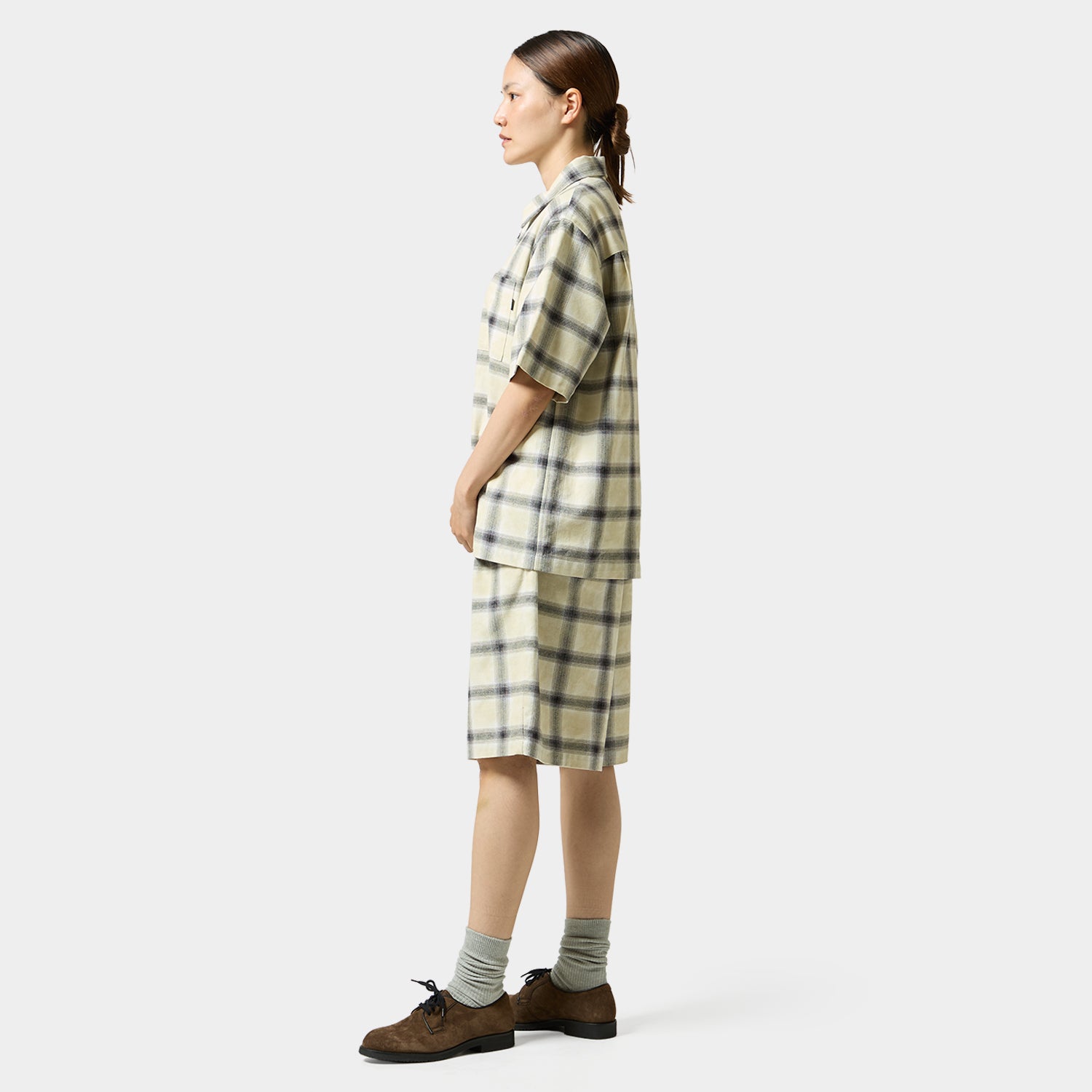 HUF (ハフ) Worldwide JP /TOPS & SHIRTS(トップス&シャツ)/ MISTY PLAID SHIRT商品 / BEIGE