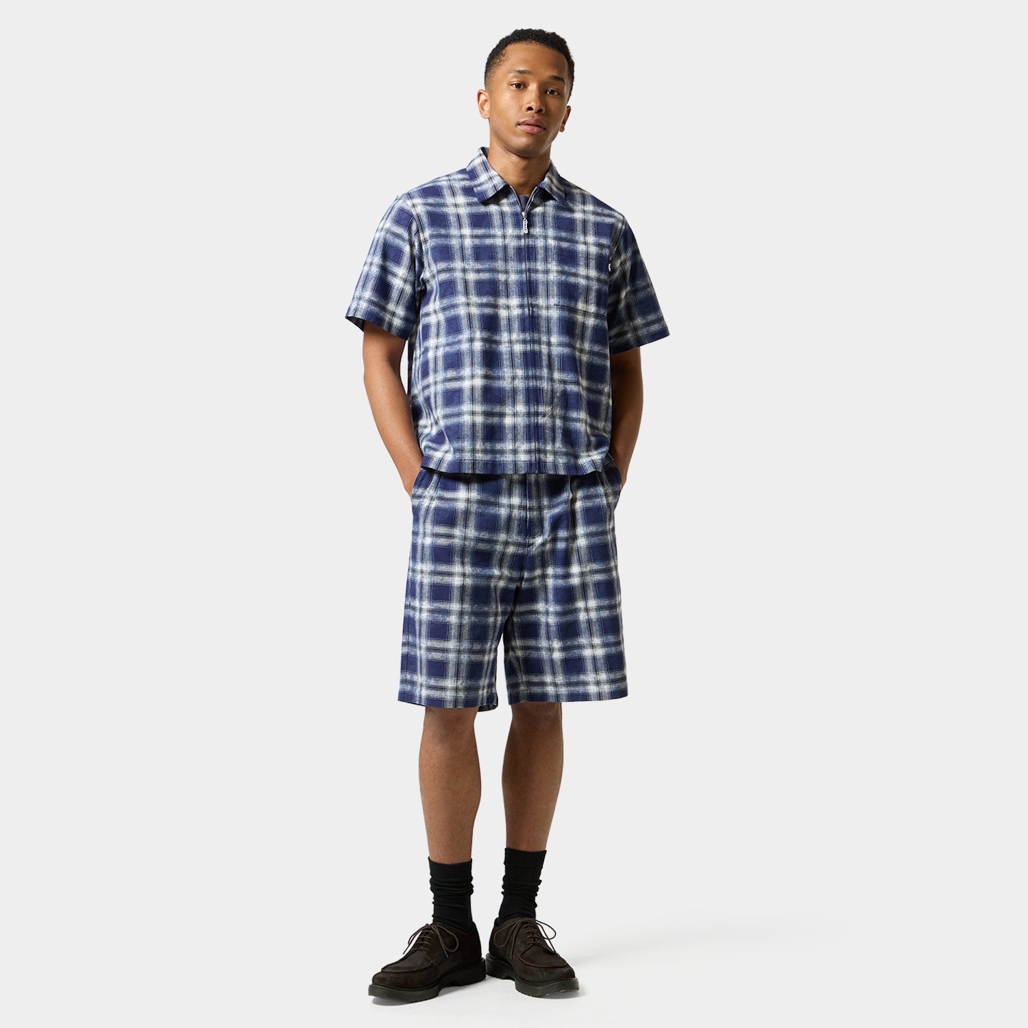 HUF (ハフ) Worldwide JP /TOPS & SHIRTS(トップス&シャツ)/ MISTY PLAID SHIRT商品 / BEIGE