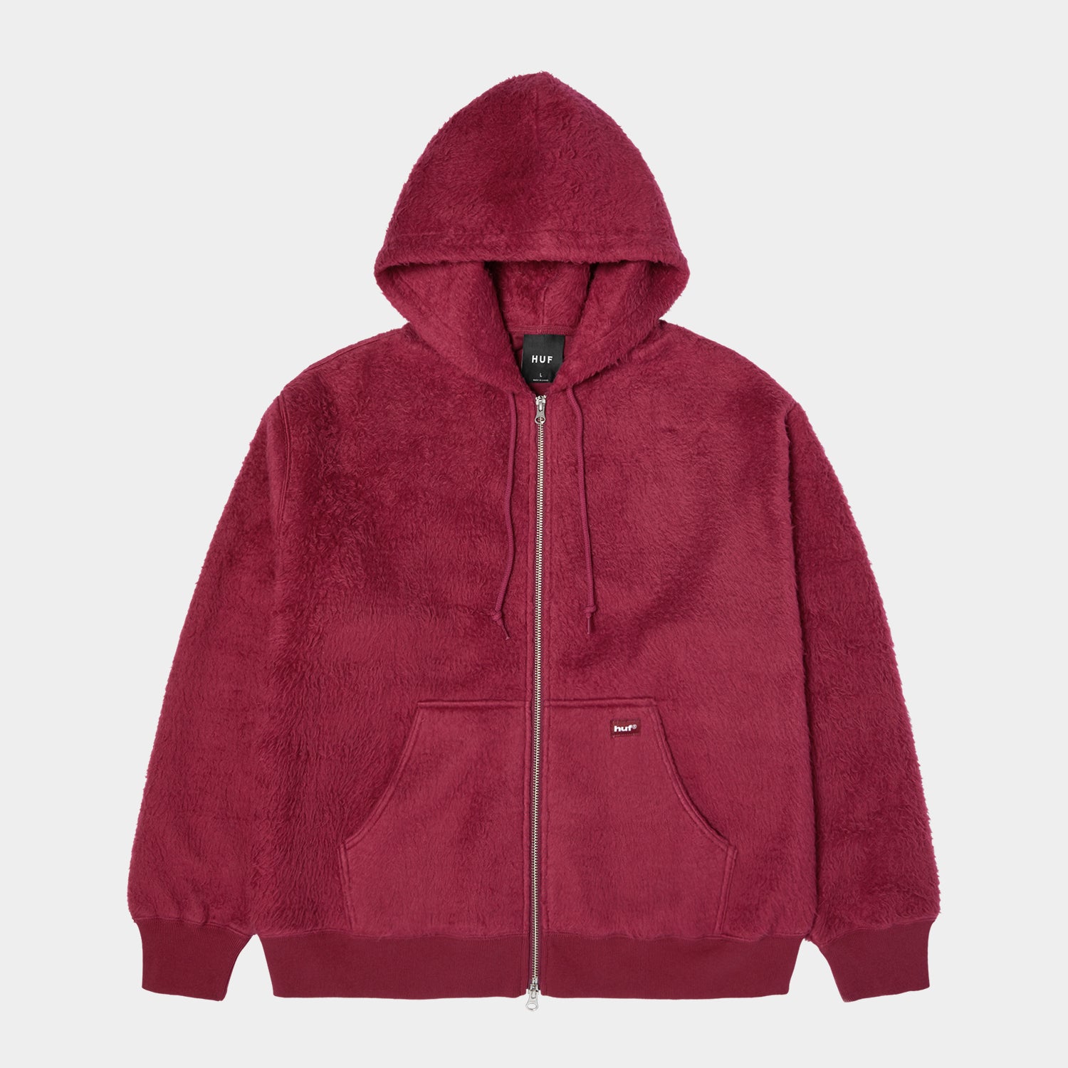 HUF (ハフ) Worldwide JP /HOODIES(パーカー)/ CORSO HEAVYWEIGHT FULL ZIP HOODIE商品 / BERRY