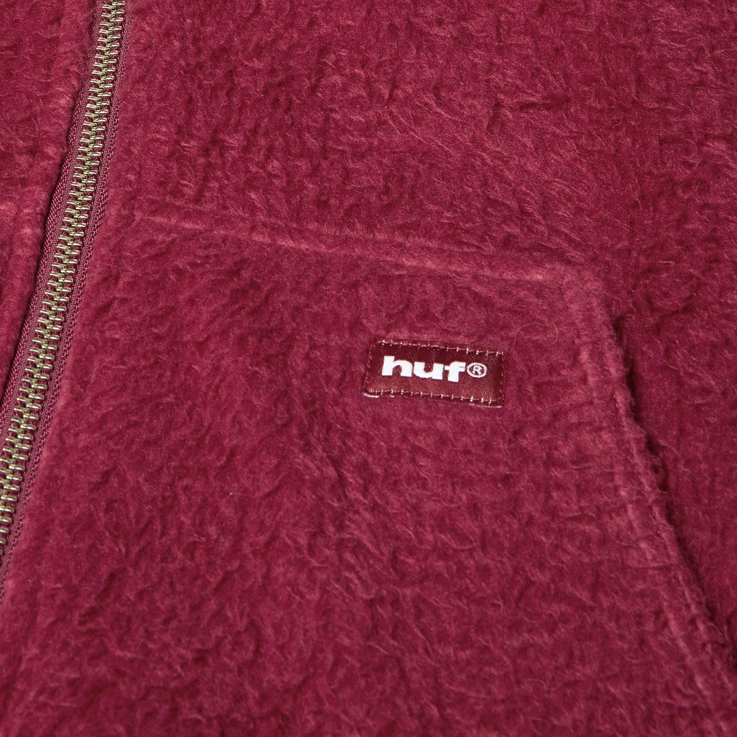 HUF (ハフ) Worldwide JP /HOODIES(パーカー)/ CORSO HEAVYWEIGHT FULL ZIP HOODIE商品 / BERRY