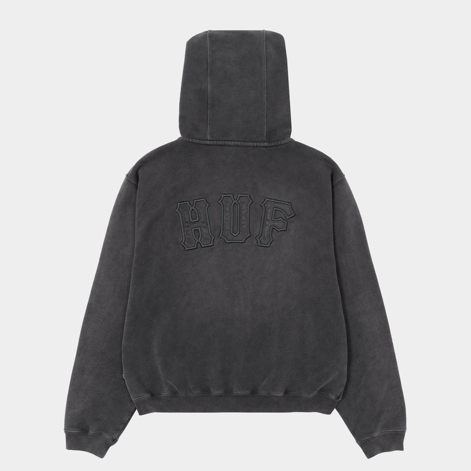 HUF (ハフ) Worldwide JP /HOODIES(パーカー)/ ARCH WIDE FULL ZIP HOODIE商品 / BLACK