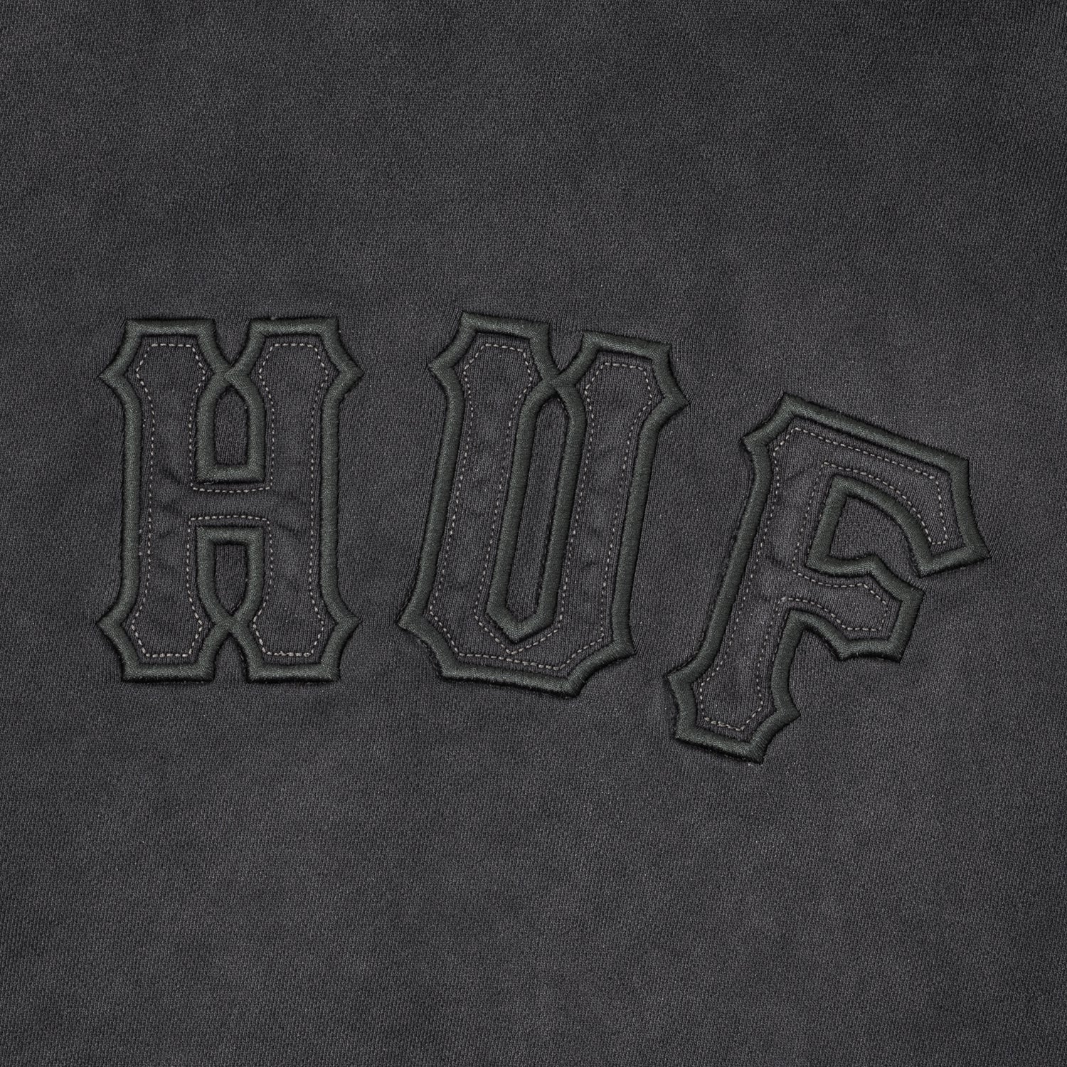 HUF (ハフ) Worldwide JP /HOODIES(パーカー)/ ARCH WIDE FULL ZIP HOODIE商品 / BLACK
