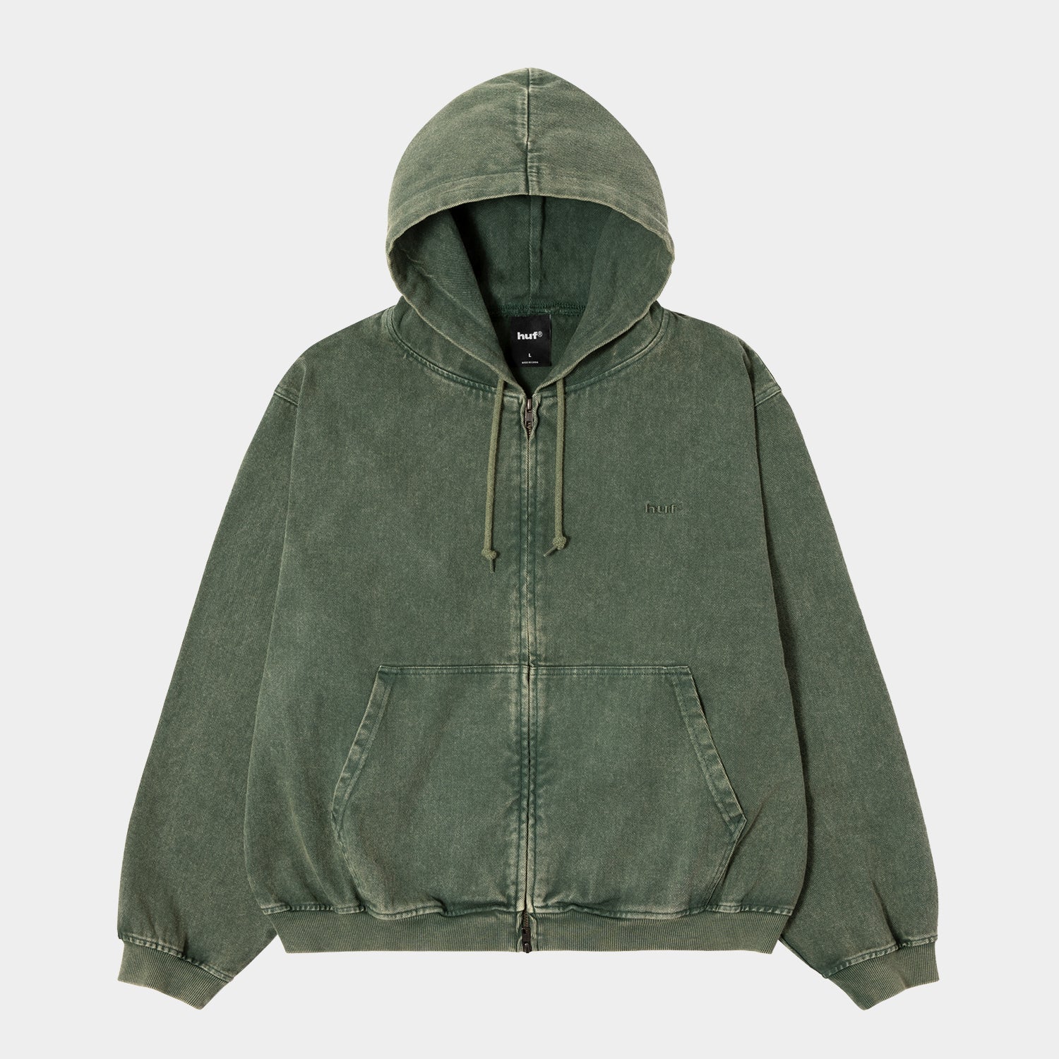 HUF (ハフ) Worldwide JP /HOODIES(パーカー)/ HUF eightynine WASHED FULL ZIP HOODIE商品 / PURPLE
