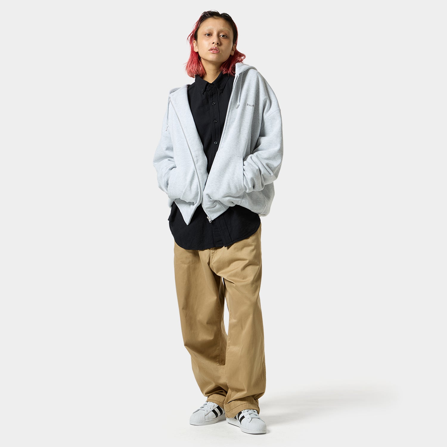HUF (ハフ) Worldwide JP /HOODIES(パーカー)/ HUF eightynine FULL ZIP HOODIE商品 / ORANGE