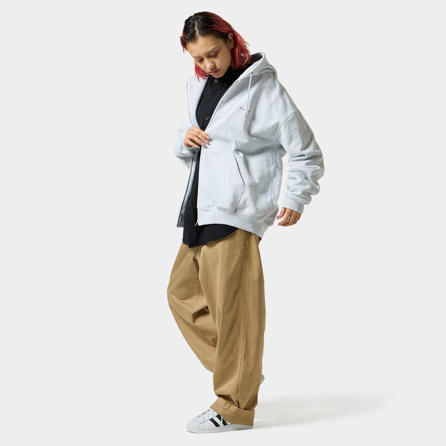 HUF (ハフ) Worldwide JP /HOODIES(パーカー)/ HUF eightynine FULL ZIP HOODIE商品 / ORANGE