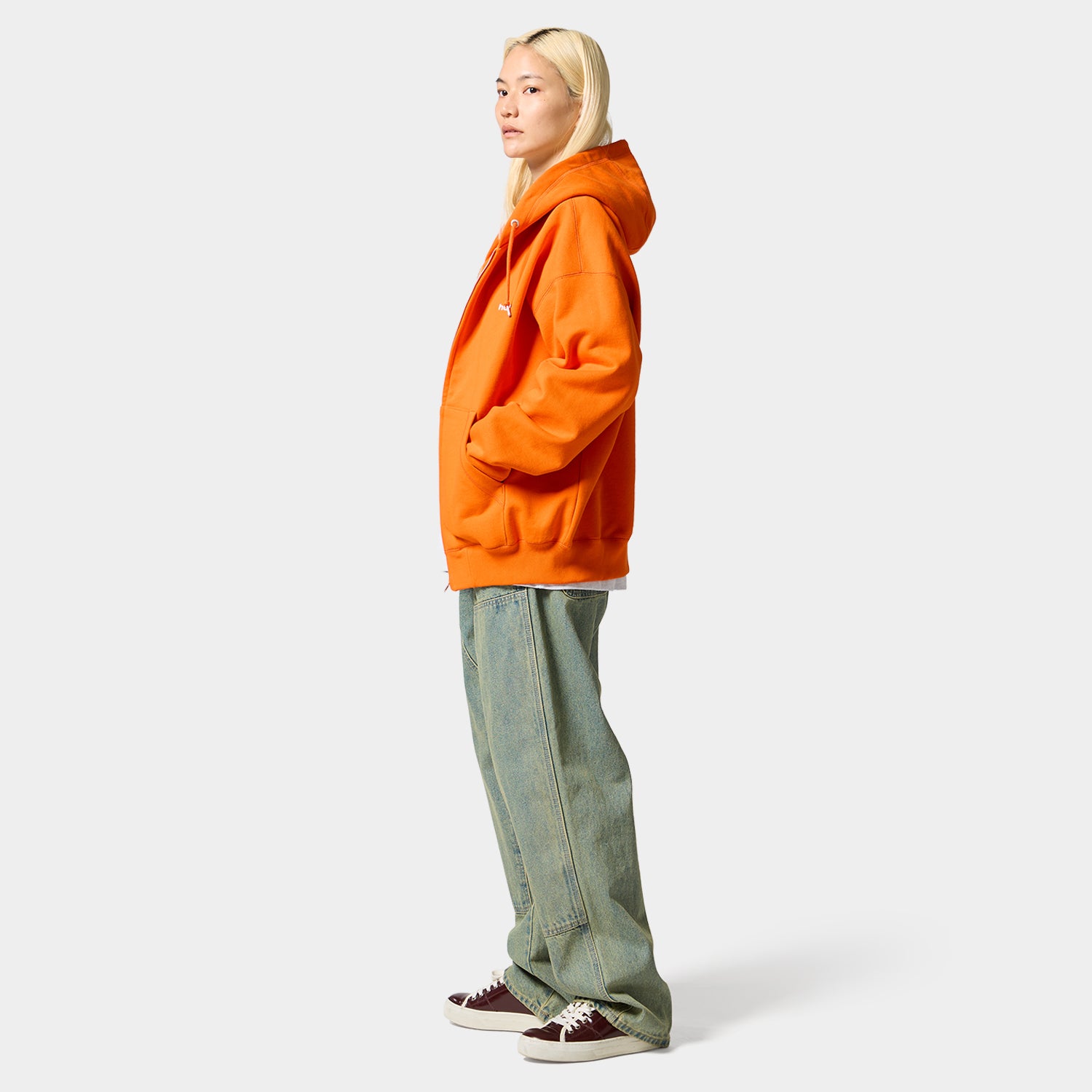 HUF (ハフ) Worldwide JP /HOODIES(パーカー)/ HUF eightynine FULL ZIP HOODIE商品 / ORANGE