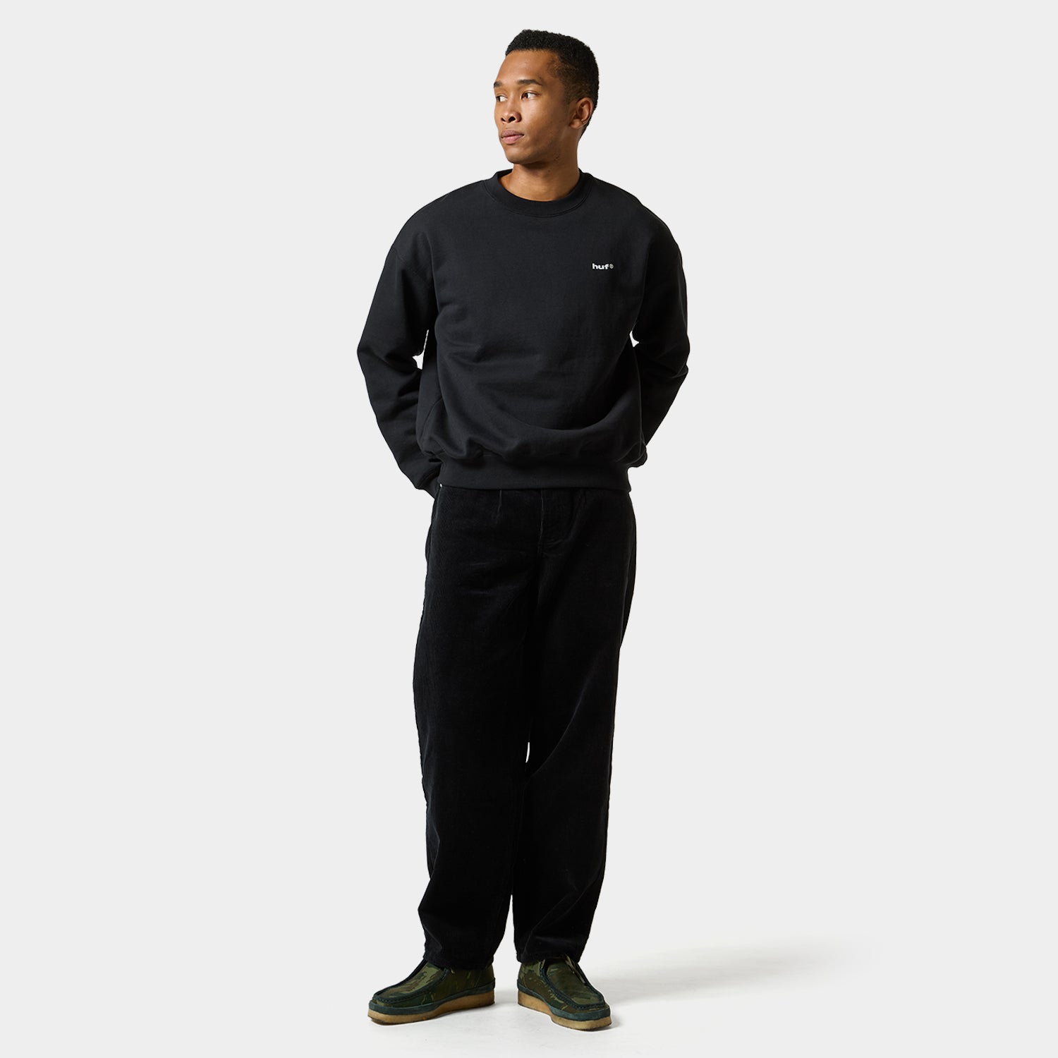 HUF (ハフ) Worldwide JP /SWEATSHIRTS(スウェットシャツ)/ HUF eightynine FLEECE CREW商品 / LT BLUE