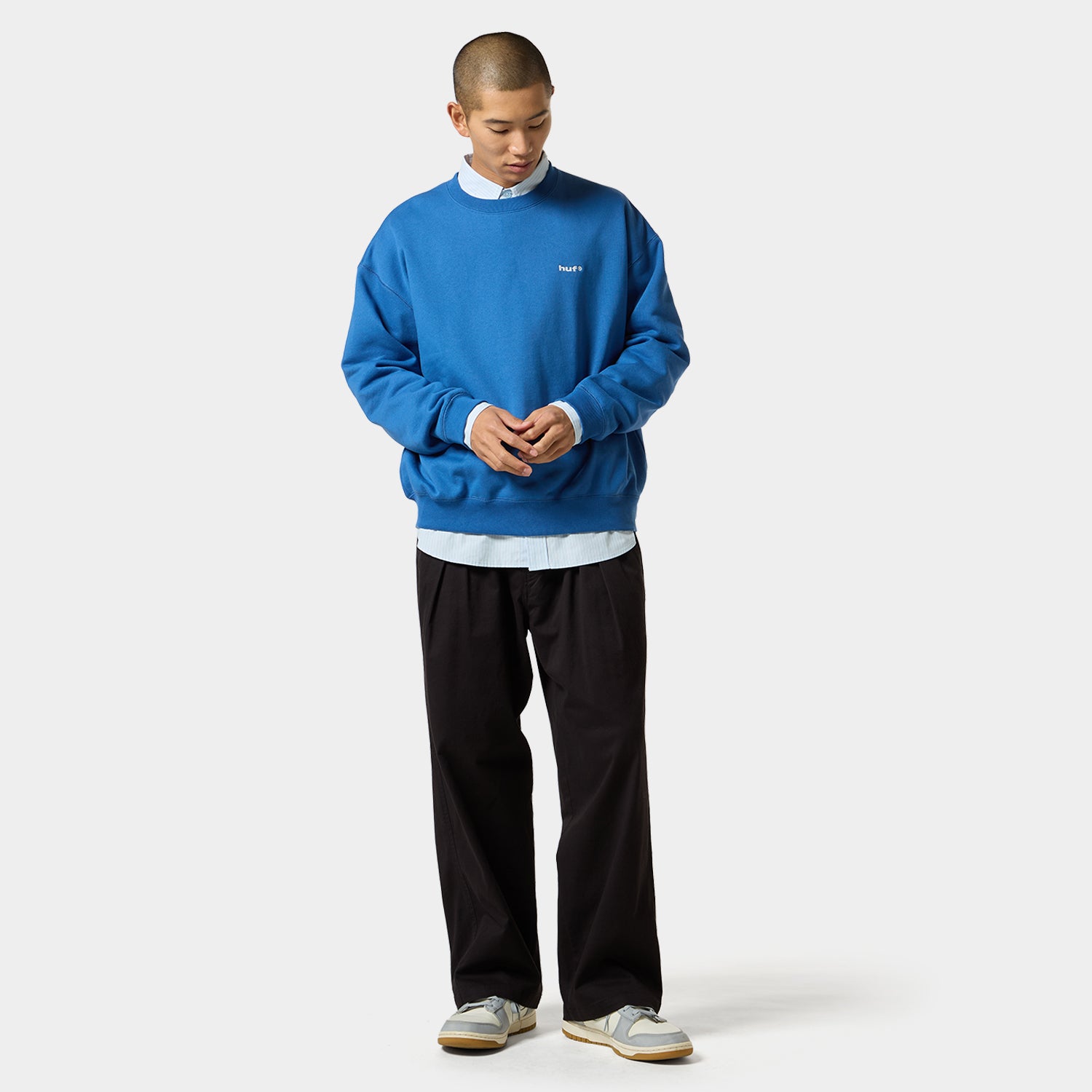 HUF (ハフ) Worldwide JP /SWEATSHIRTS(スウェットシャツ)/ HUF eightynine FLEECE CREW商品 / LT BLUE