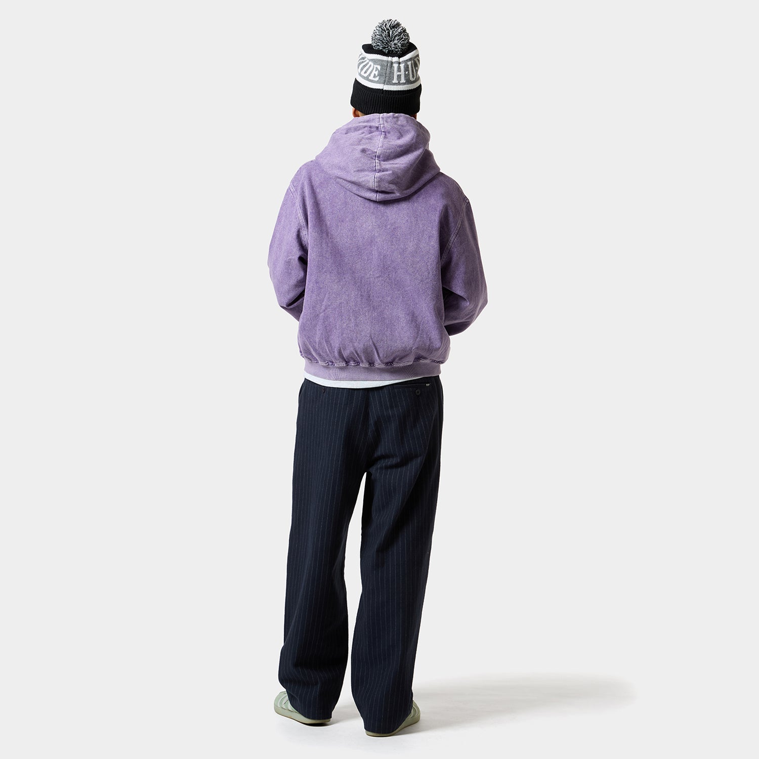 HUF (ハフ) Worldwide JP /HOODIES(パーカー)/ HUF eightynine WASHED FULL ZIP HOODIE商品 / PURPLE