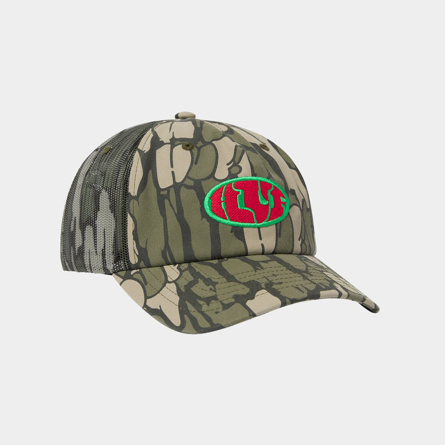 HUF (ハフ) Worldwide JP /HATS & BEANIES(ハット&ビーニー)/ WARPED CAMO TRUCKER HAT商品 / MUTED CAMO