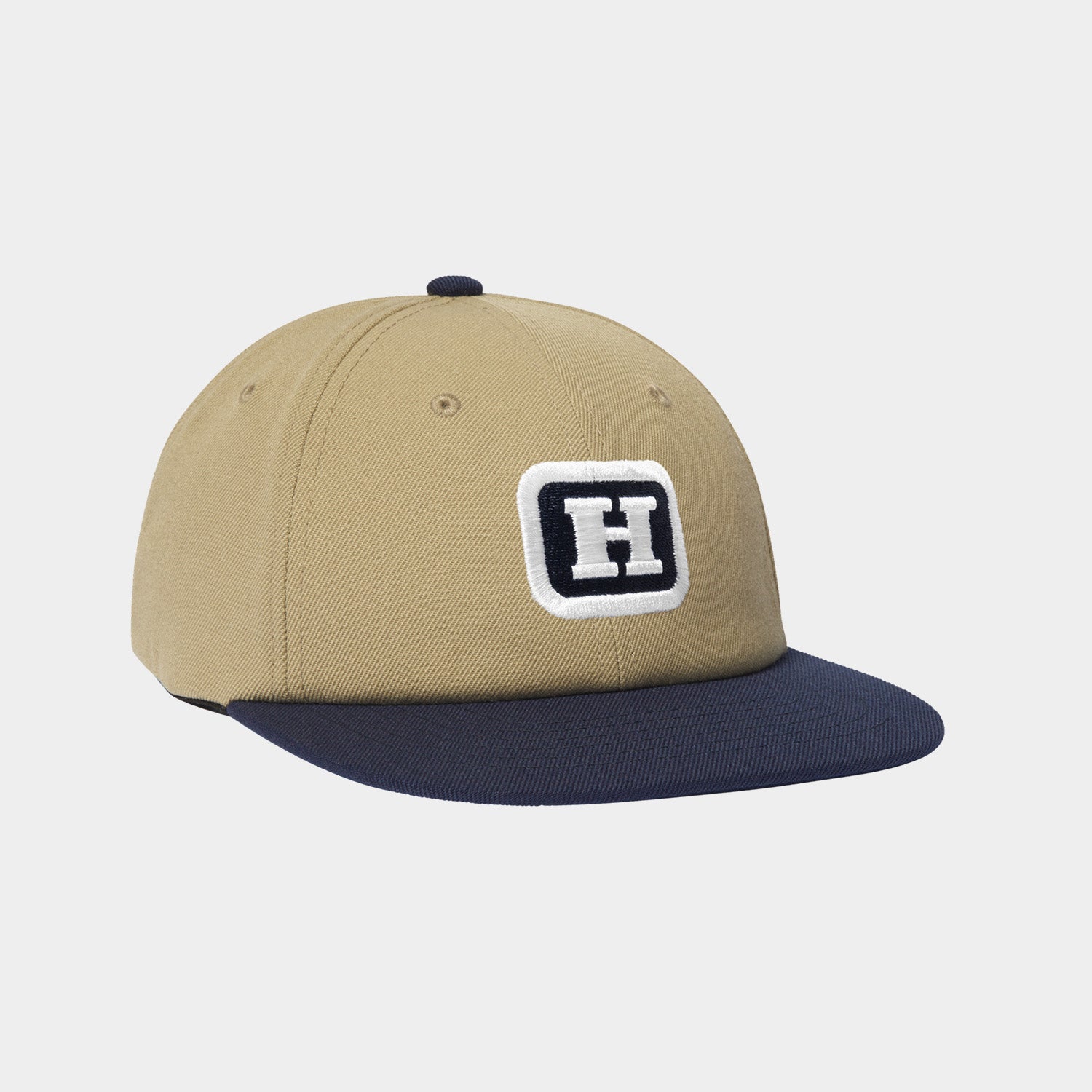 HUF (ハフ) Worldwide JP /HATS & BEANIES(ハット&ビーニー)/ SERIF H 6 PANEL SNAPBACK商品 / KHAKI