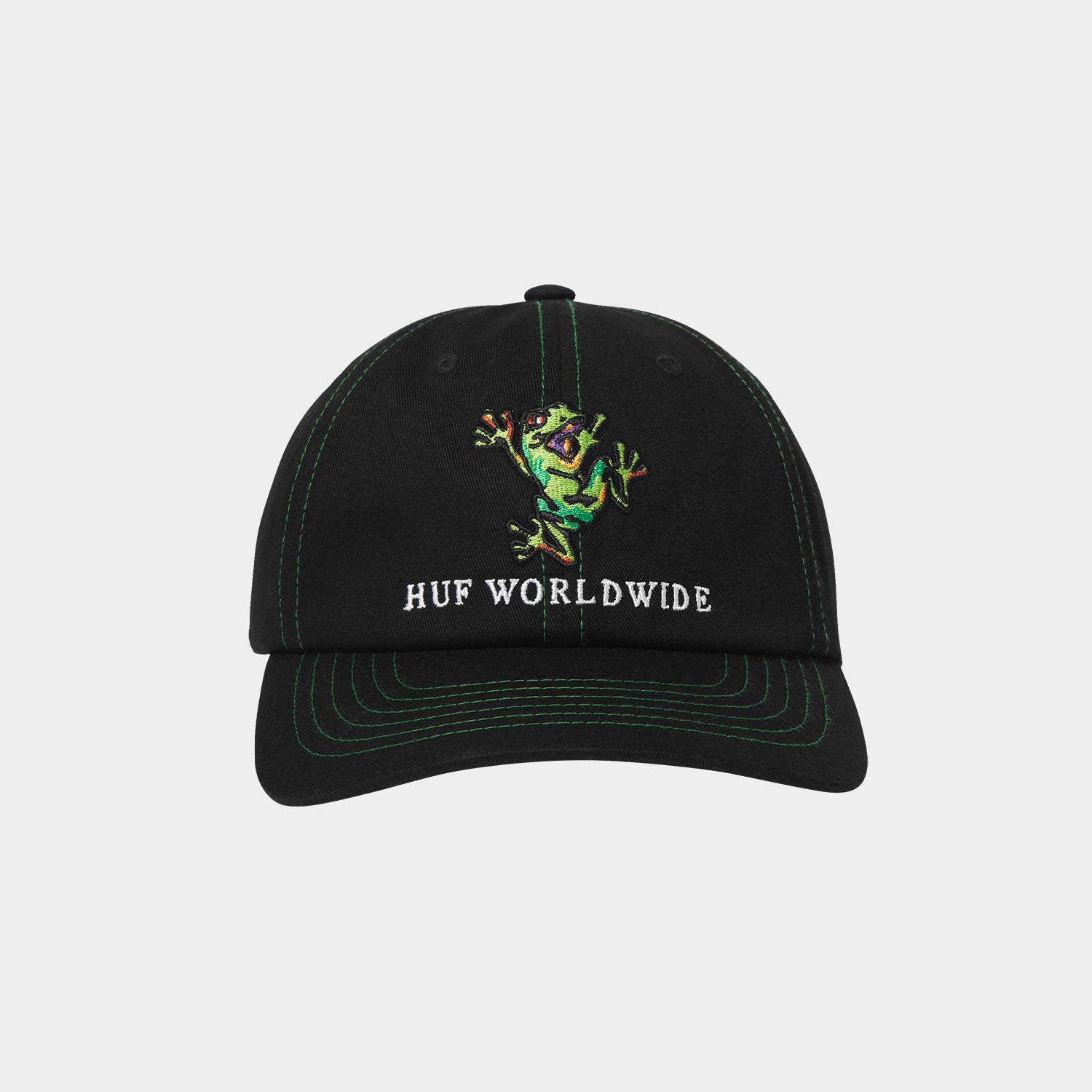 HUF (ハフ) Worldwide JP /HATS & BEANIES(ハット&ビーニー)/ STUCK ON YOU 6 PANEL CV HAT商品 / BLACK