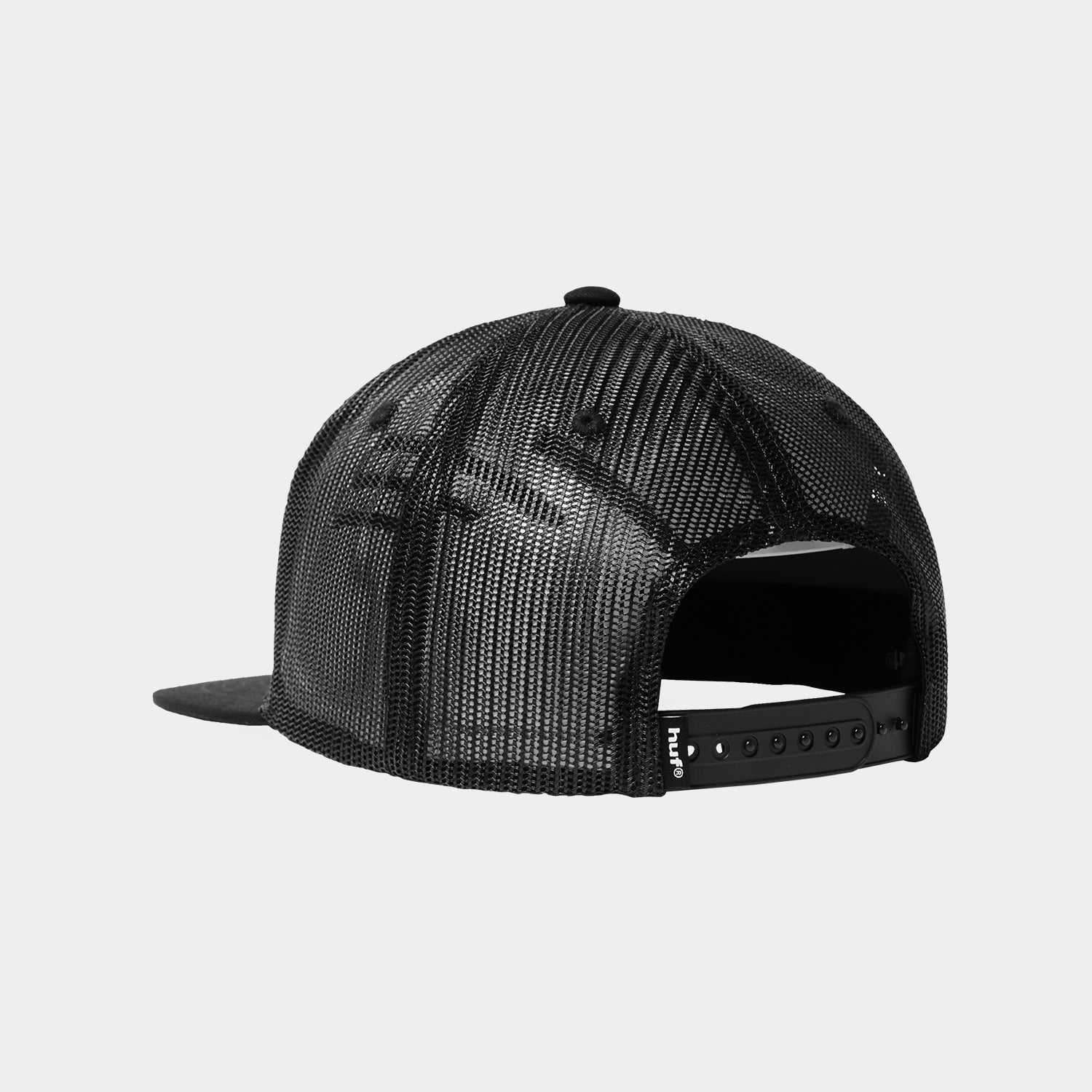HUF (ハフ) Worldwide JP /HATS & BEANIES(ハット&ビーニー)/ HUF X THRASHER LOGO TWILL TRUCKER商品 / BLACK
