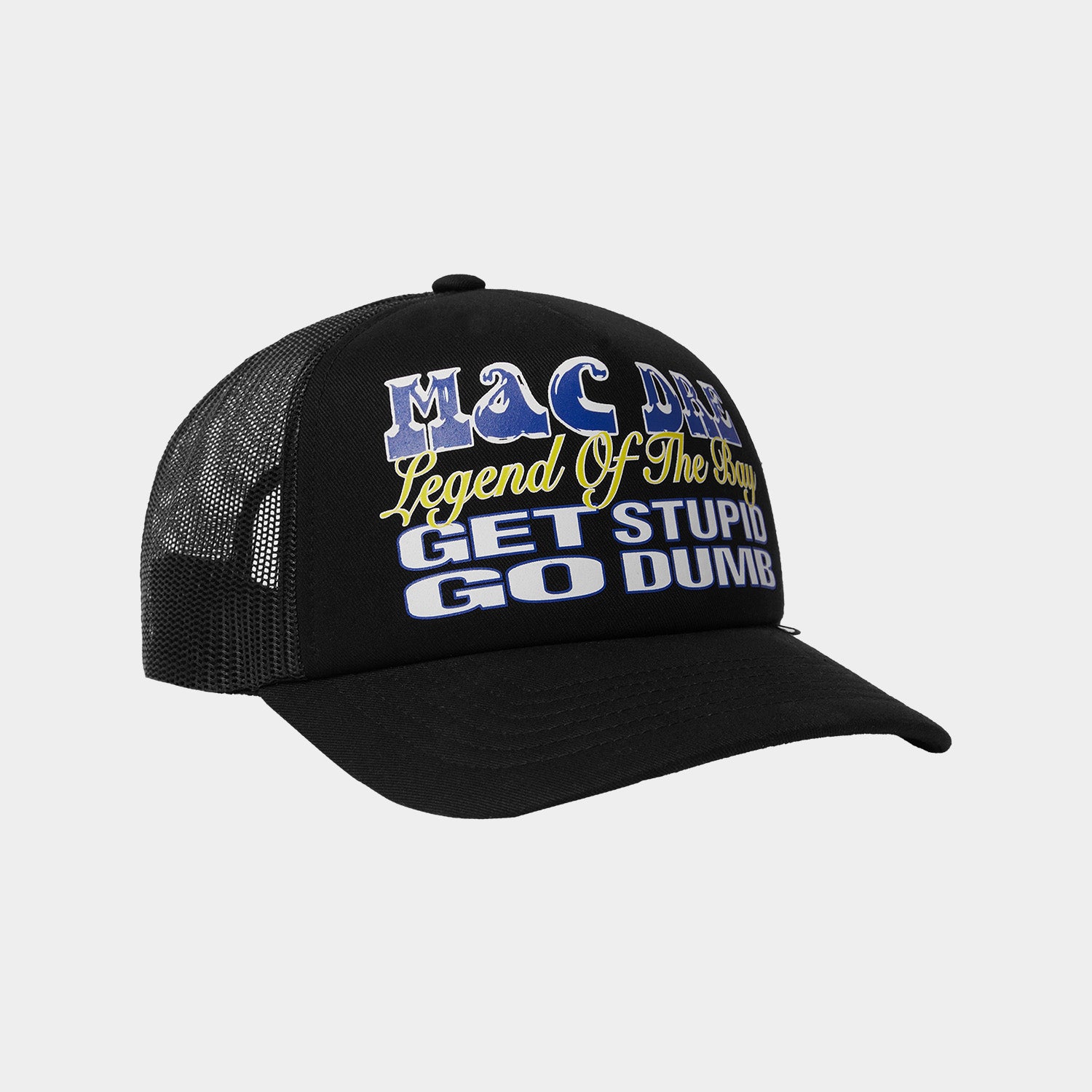 HUF (ハフ) Worldwide JP /HATS & BEANIES(ハット&ビーニー)/ HUF X MAC DRE TRUCKER HAT商品 / BLACK