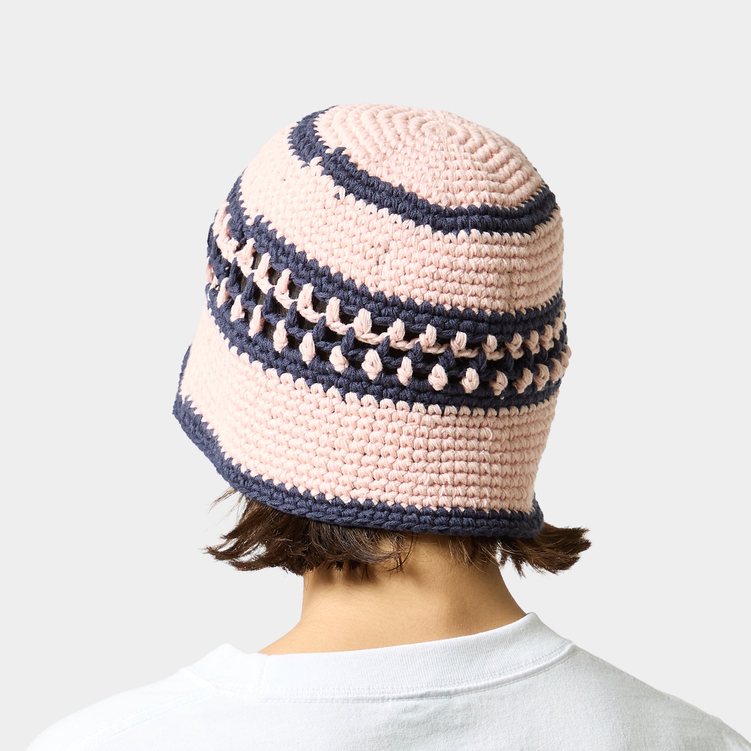 HUF (ハフ) Worldwide JP /HATS & BEANIES(ハット&ビーニー)/ DUAL MESH CROCHET HAT商品 / PEACH