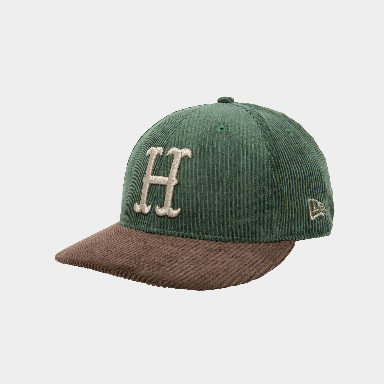 HUF (ハフ) Worldwide JP /HATS & BEANIES(ハット&ビーニー)/ NEW ERA® CLASSIC H CORDUROY HAT商品 / DK GREEN