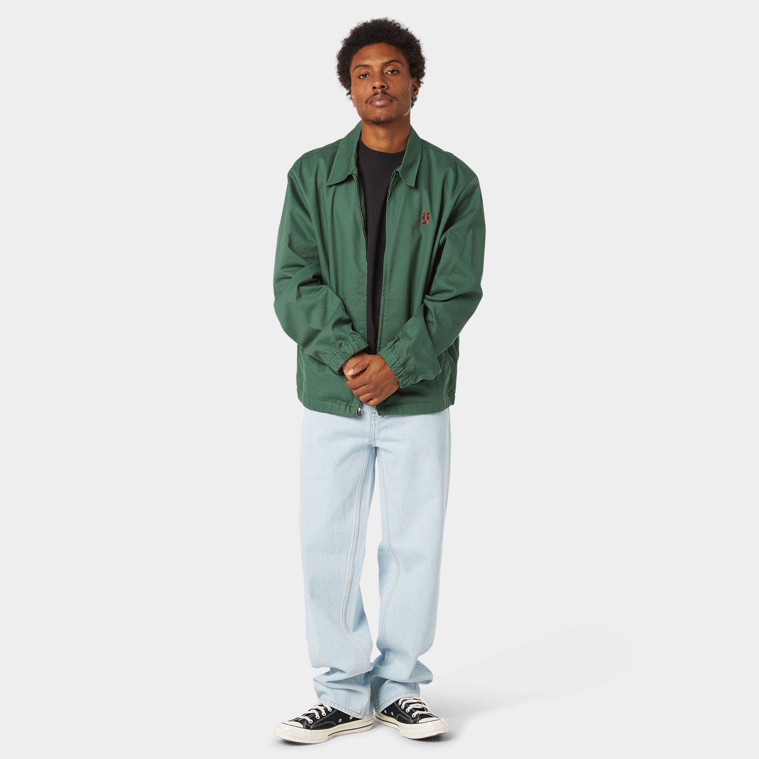 HUF (ハフ) Worldwide JP /JACKETS(ジャケット)/ HUF SET MEGABLAST SHOP JACKET商品 / FOREST