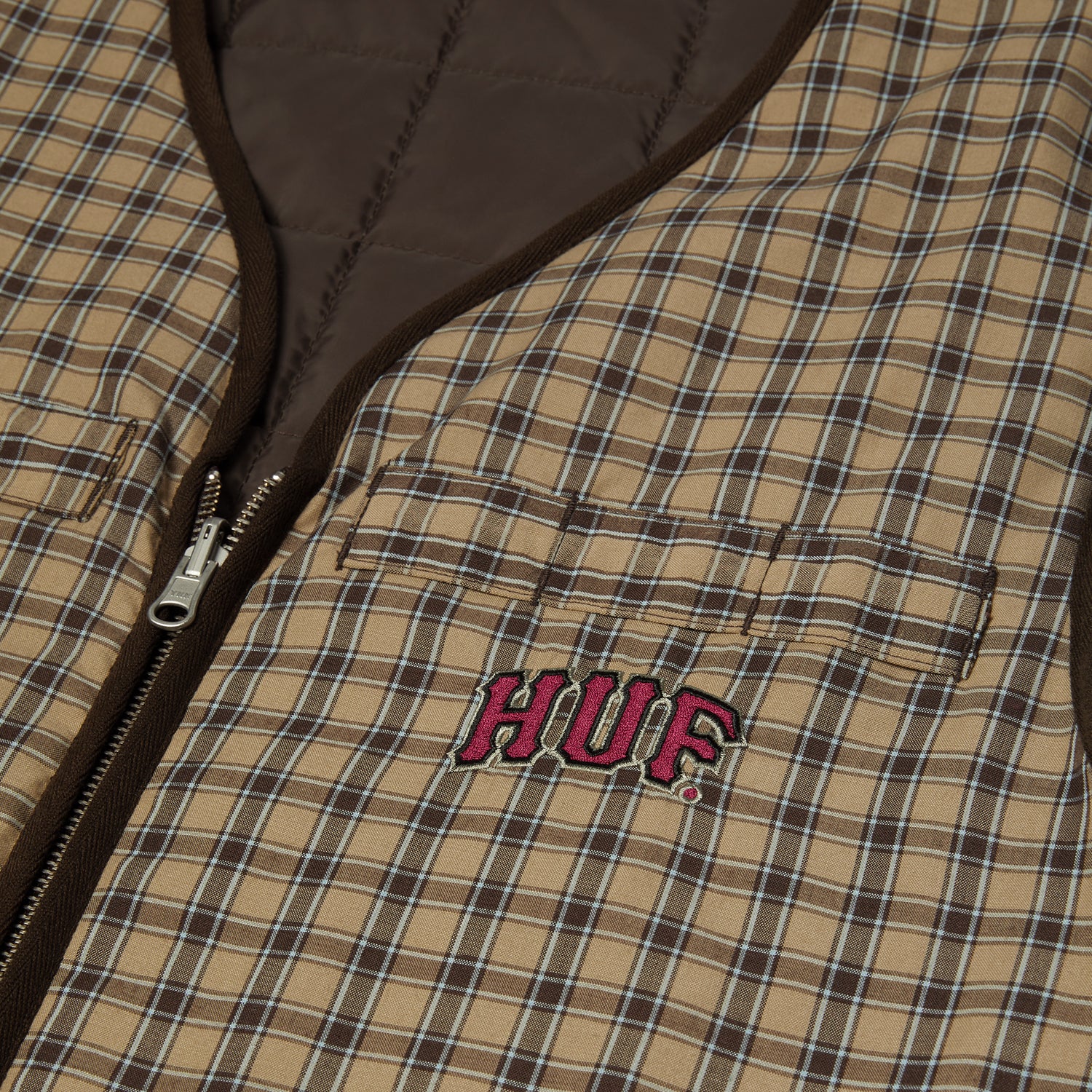 HUF (ハフ) Worldwide JP /JACKETS(ジャケット)/ POYNTER REVERSIBLE VEST商品 / BLACK