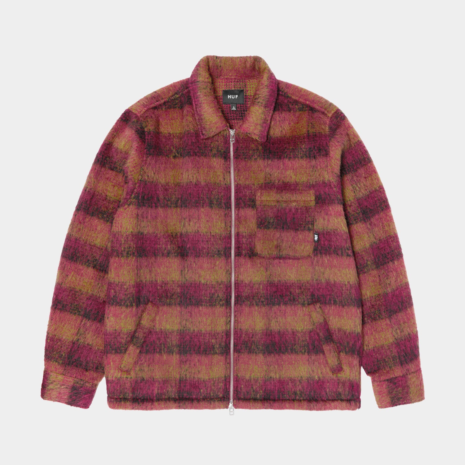 HUF (ハフ) Worldwide JP /()/ MEGABLAST PLAID JACKET商品 / DESERT