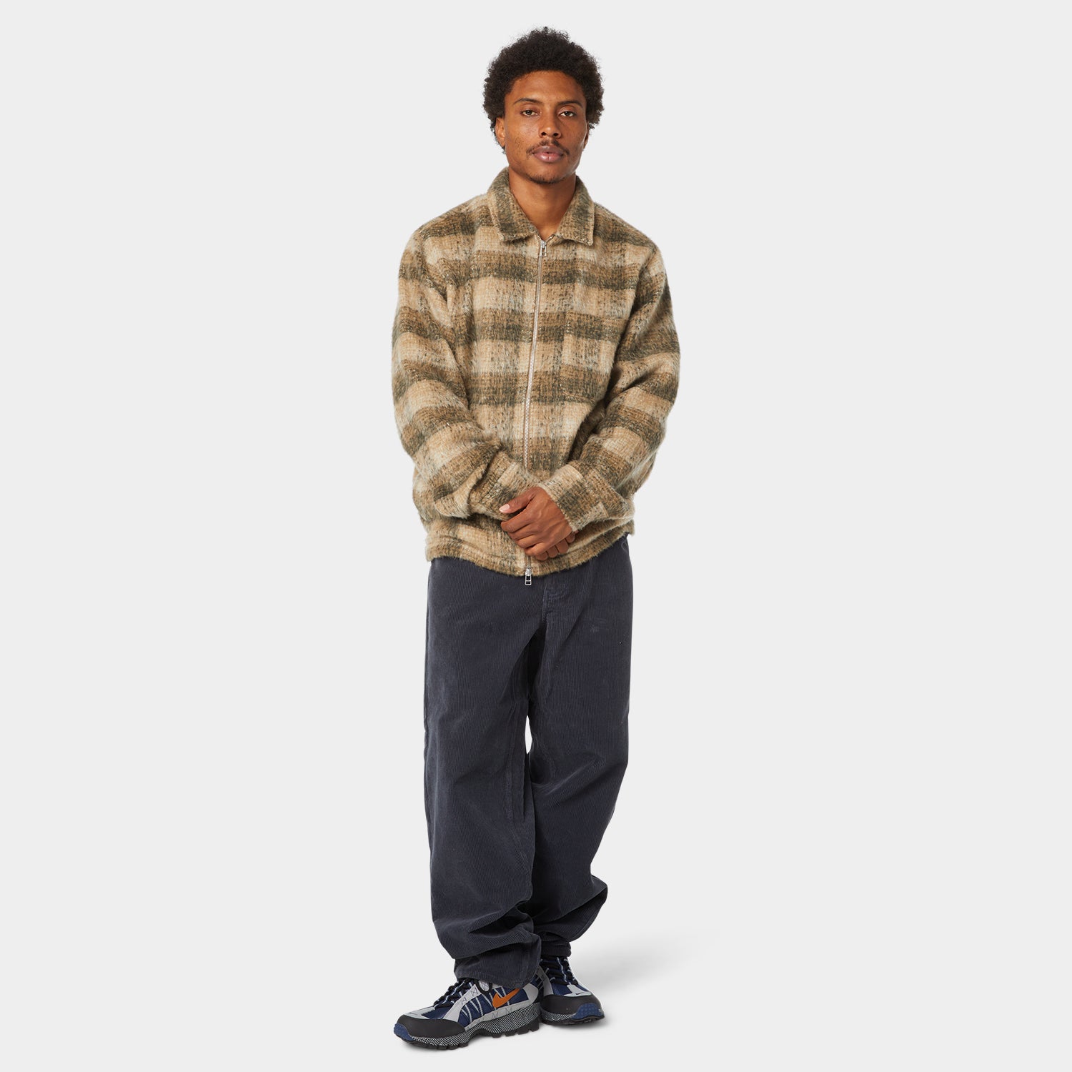 HUF (ハフ) Worldwide JP /()/ MEGABLAST PLAID JACKET商品 / DESERT