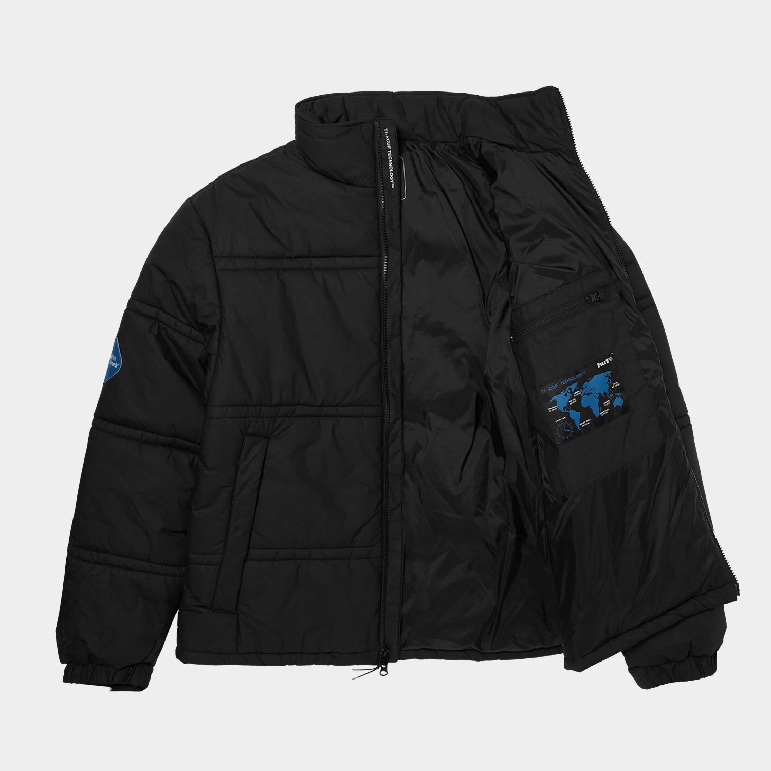 HUF (ハフ) Worldwide JP /JACKETS(ジャケット)/ 89 TYVEK PUFFER商品 / BLACK