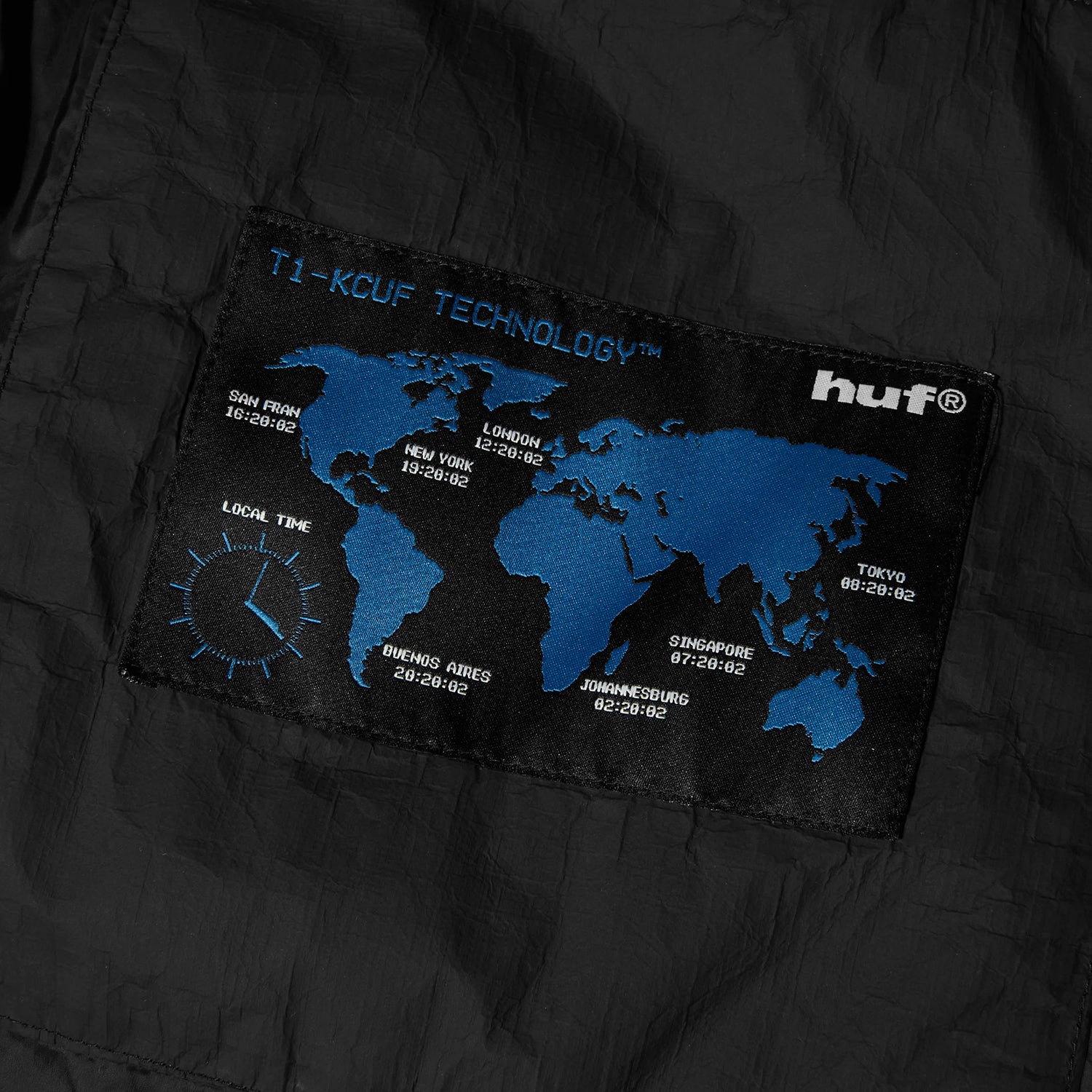 HUF (ハフ) Worldwide JP /JACKETS(ジャケット)/ 89 TYVEK PUFFER商品 / BLACK