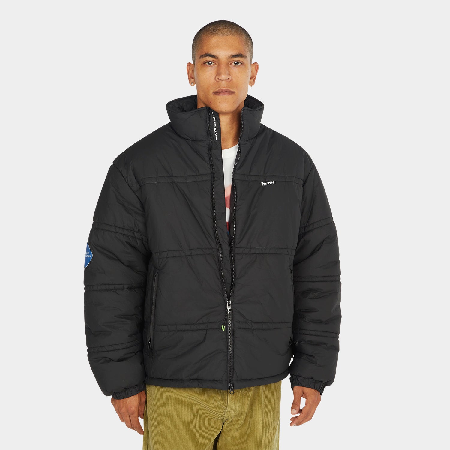 HUF (ハフ) Worldwide JP /JACKETS(ジャケット)/ 89 TYVEK PUFFER商品 / BLACK